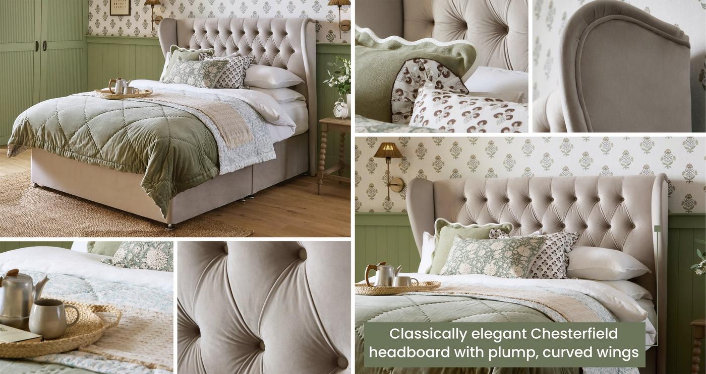 Double No Drawer Bedframe & Morpeth Mattress view 2