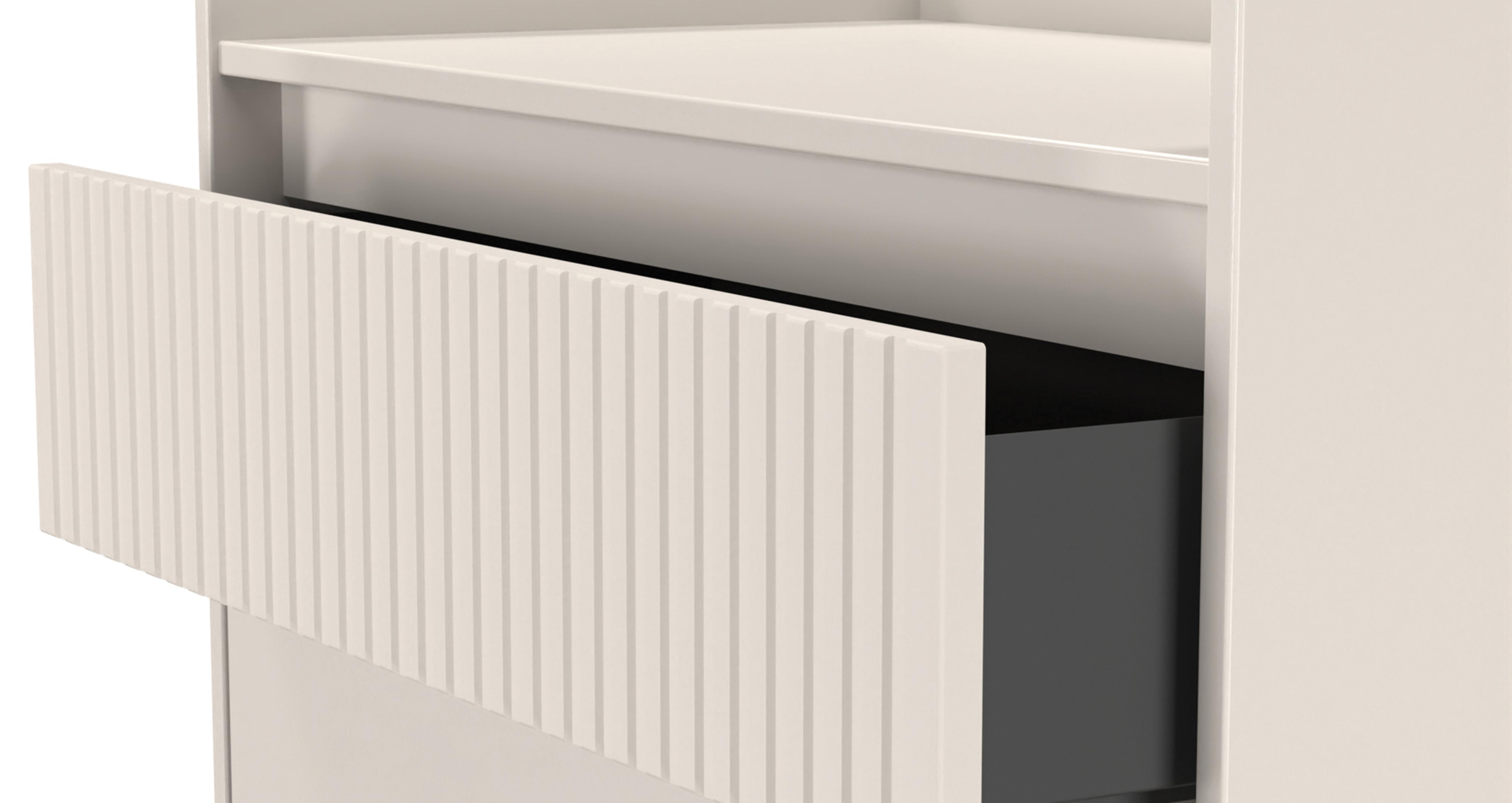 Crue 4 Drawer Chest in Crue Kashmir Matt