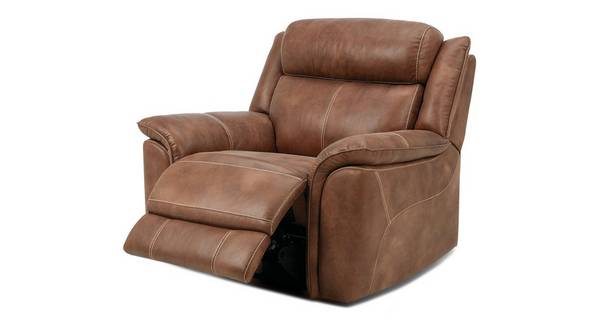 Dallas Power Recliner Chair Heritage Dfs, Tan Leather Recliner Chair