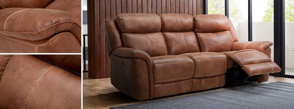 Our Full Range Fabric Leather Recliner Sofas DFS Ireland