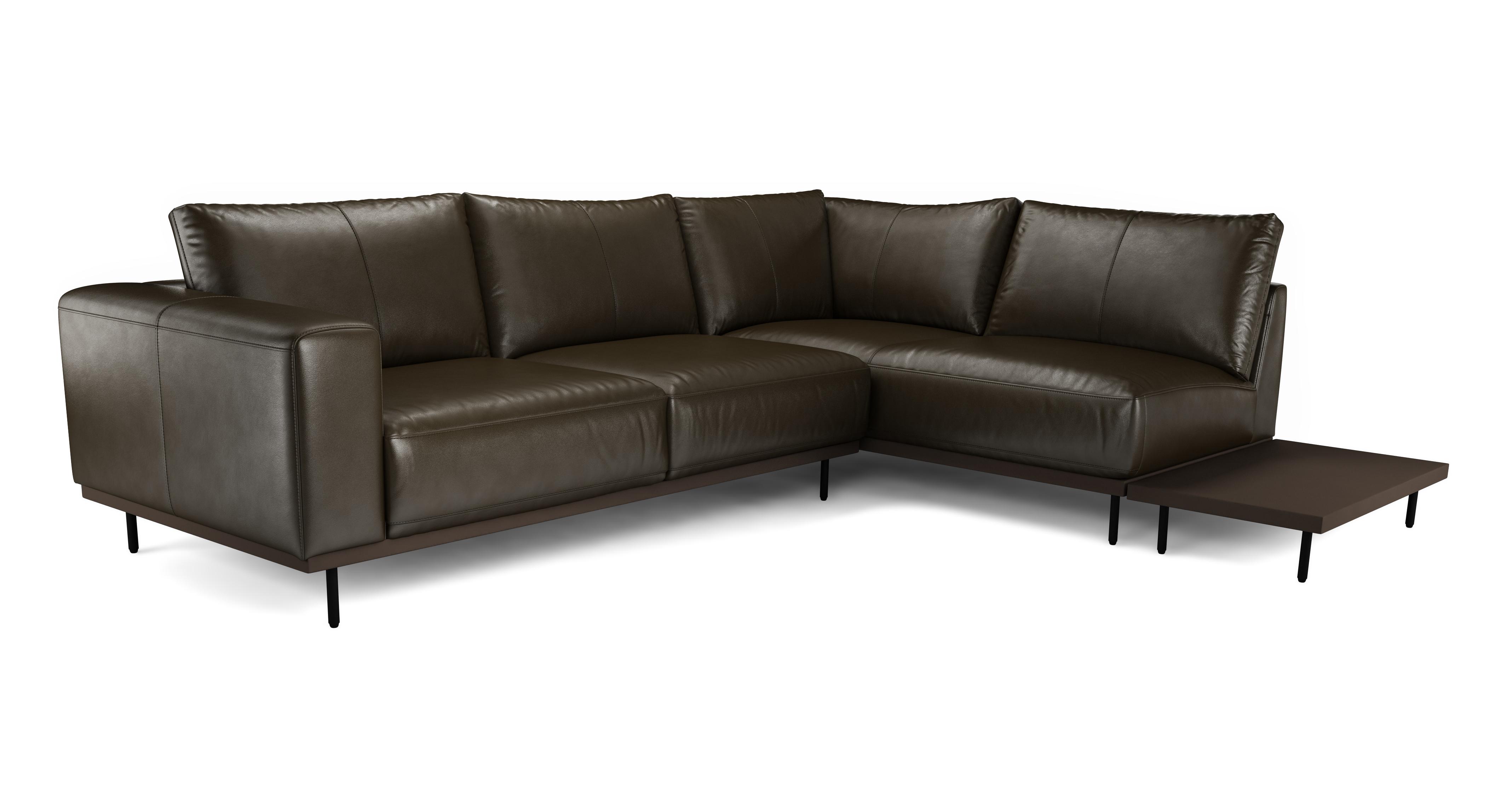 Danique Left Hand Facing Arm Open End Corner Table | DFS