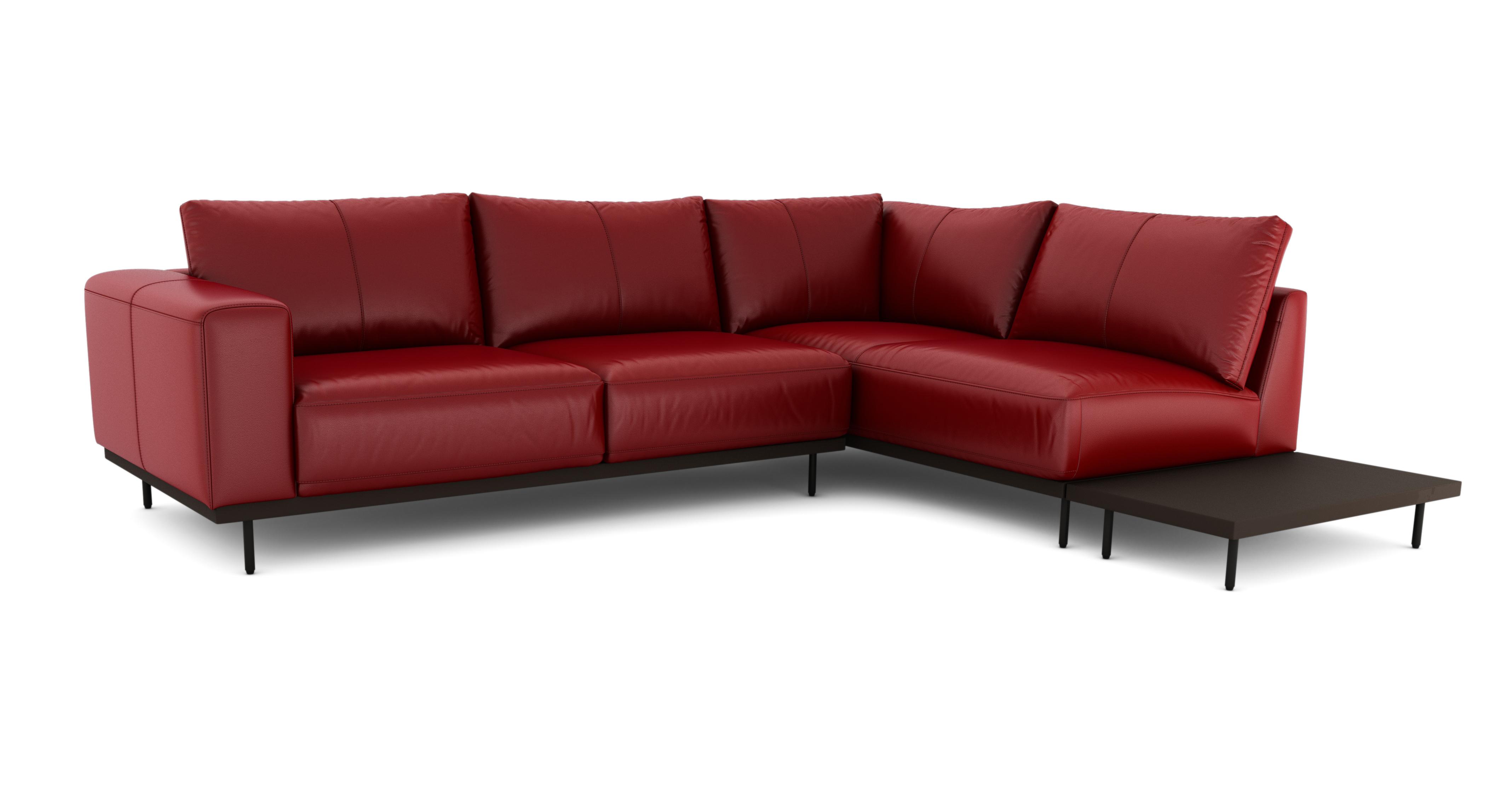 Danique Left Hand Facing Arm Open End Corner Table | DFS