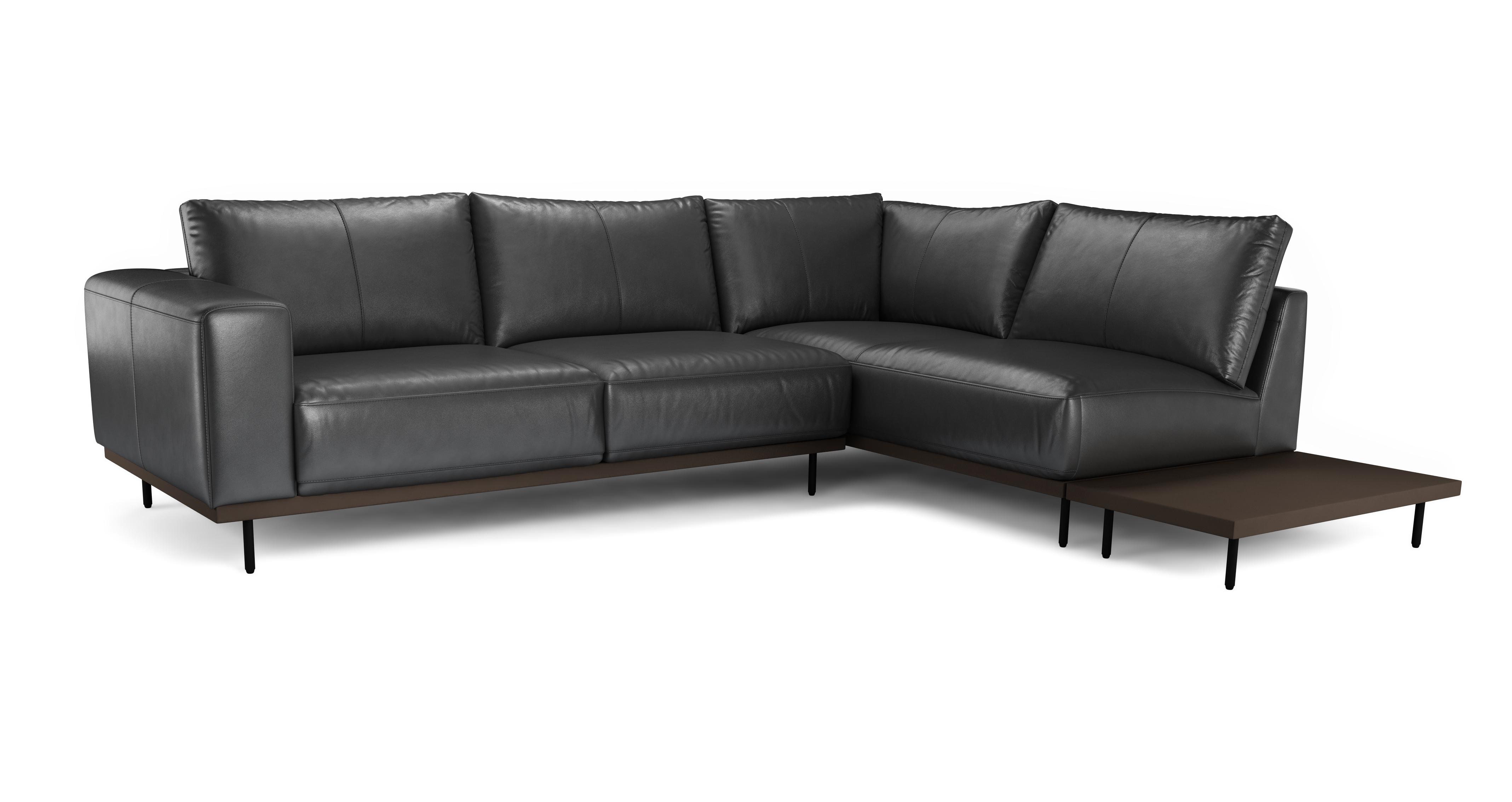 Danique Left Hand Facing Arm Open End Corner Table | DFS