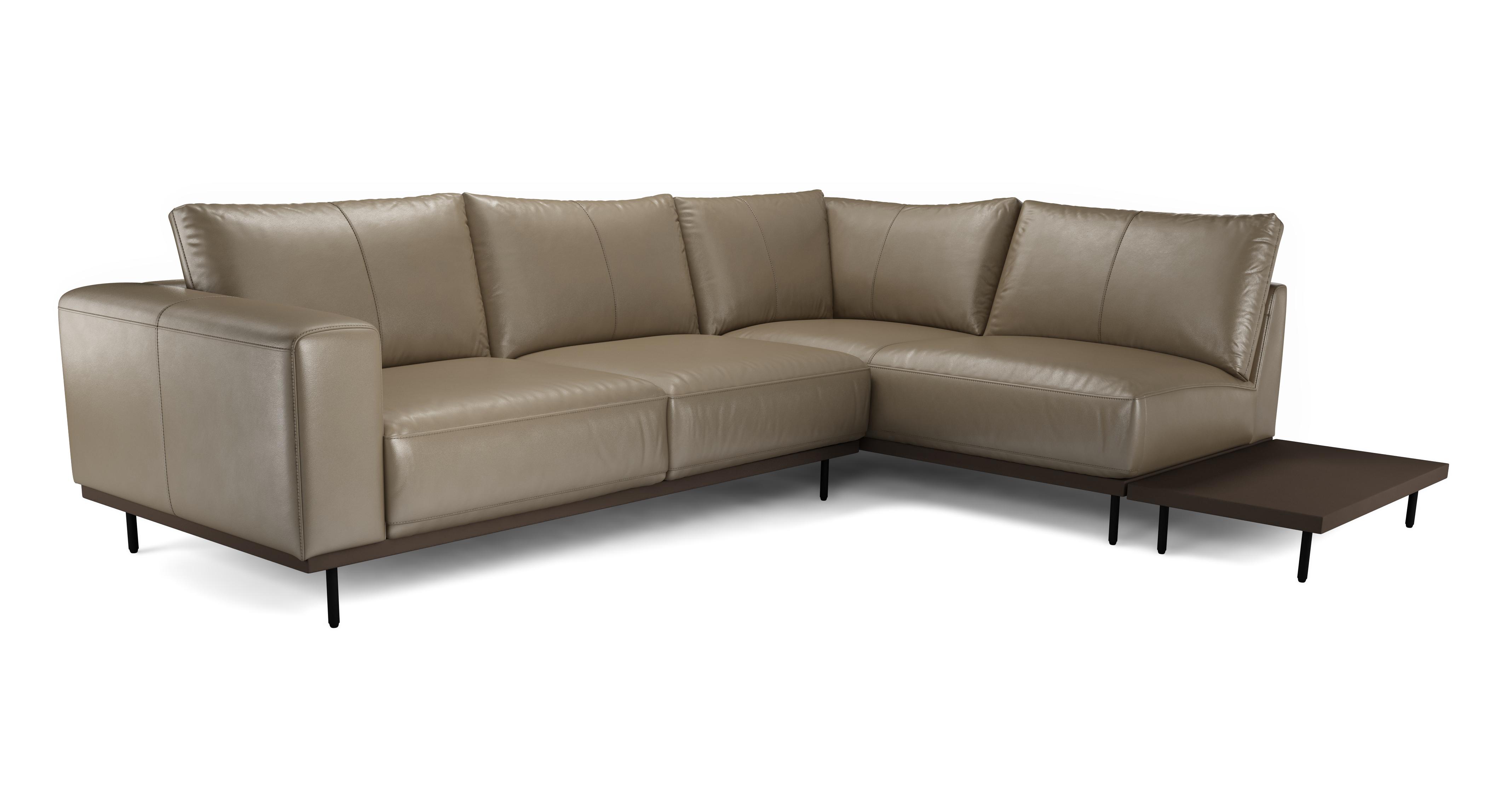 Danique Left Hand Facing Arm Open End Corner Table | DFS