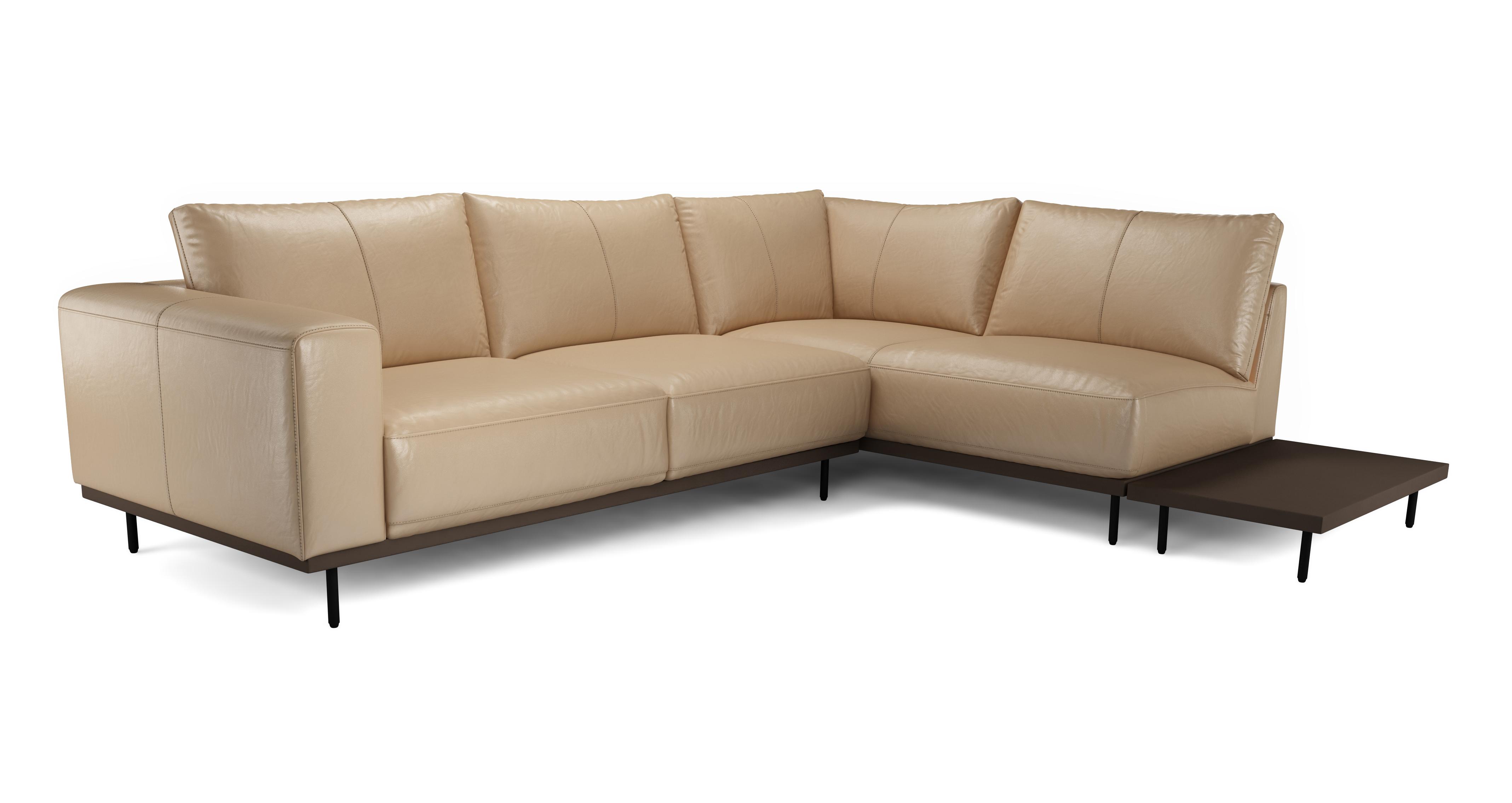 Danique Left Hand Facing Arm Open End Corner Table | DFS