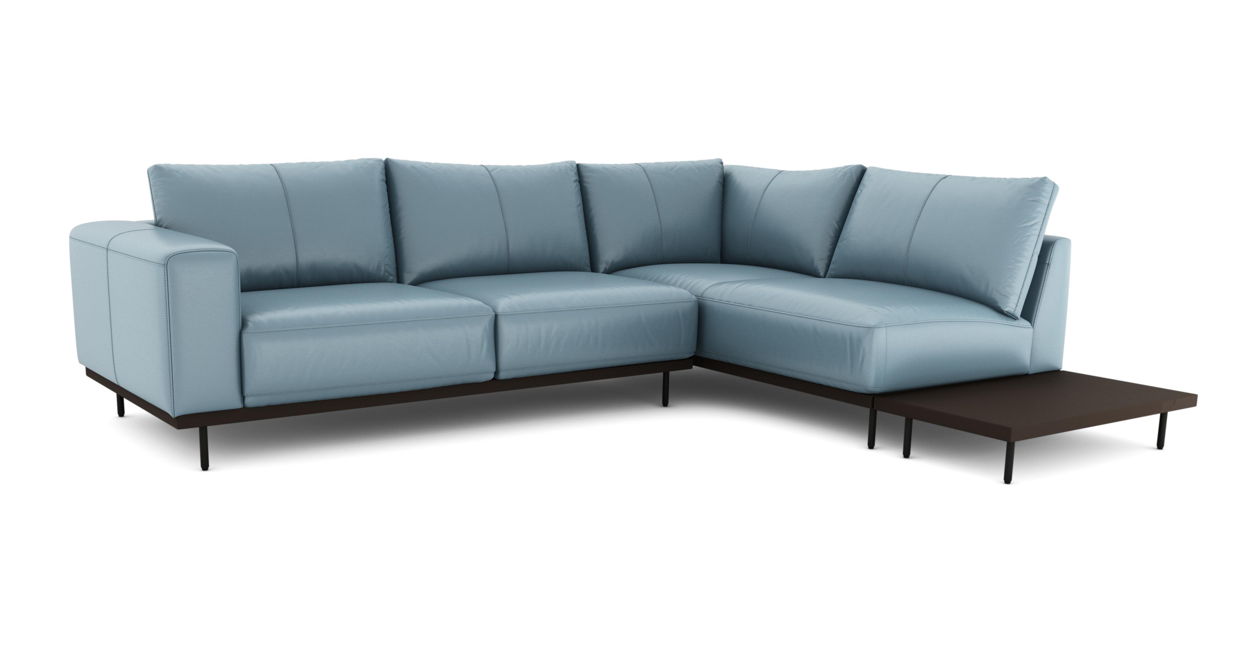 Danique Left Hand Facing Arm Open End Corner Table | DFS