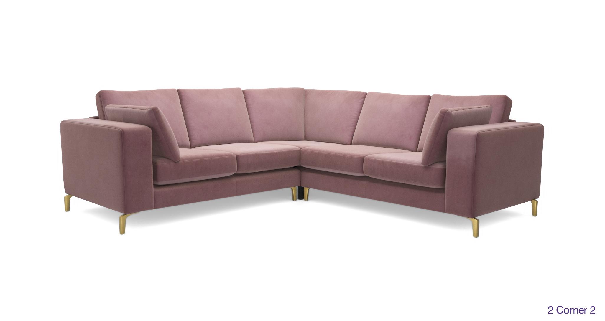 DFS Velvet Sofa - Darcy From The House Beautiful Collection