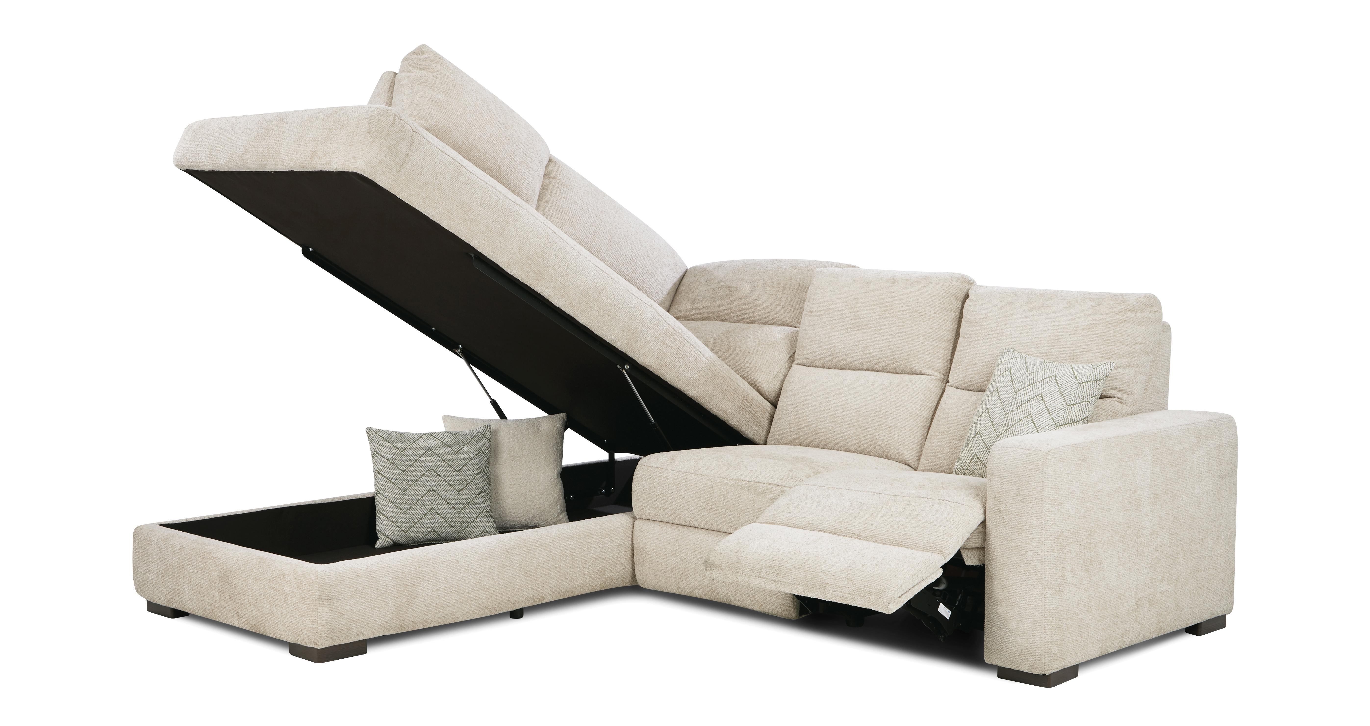 Davis-express Right Hand Facing Power Open End Storage in Davis Express Fabric Oyster