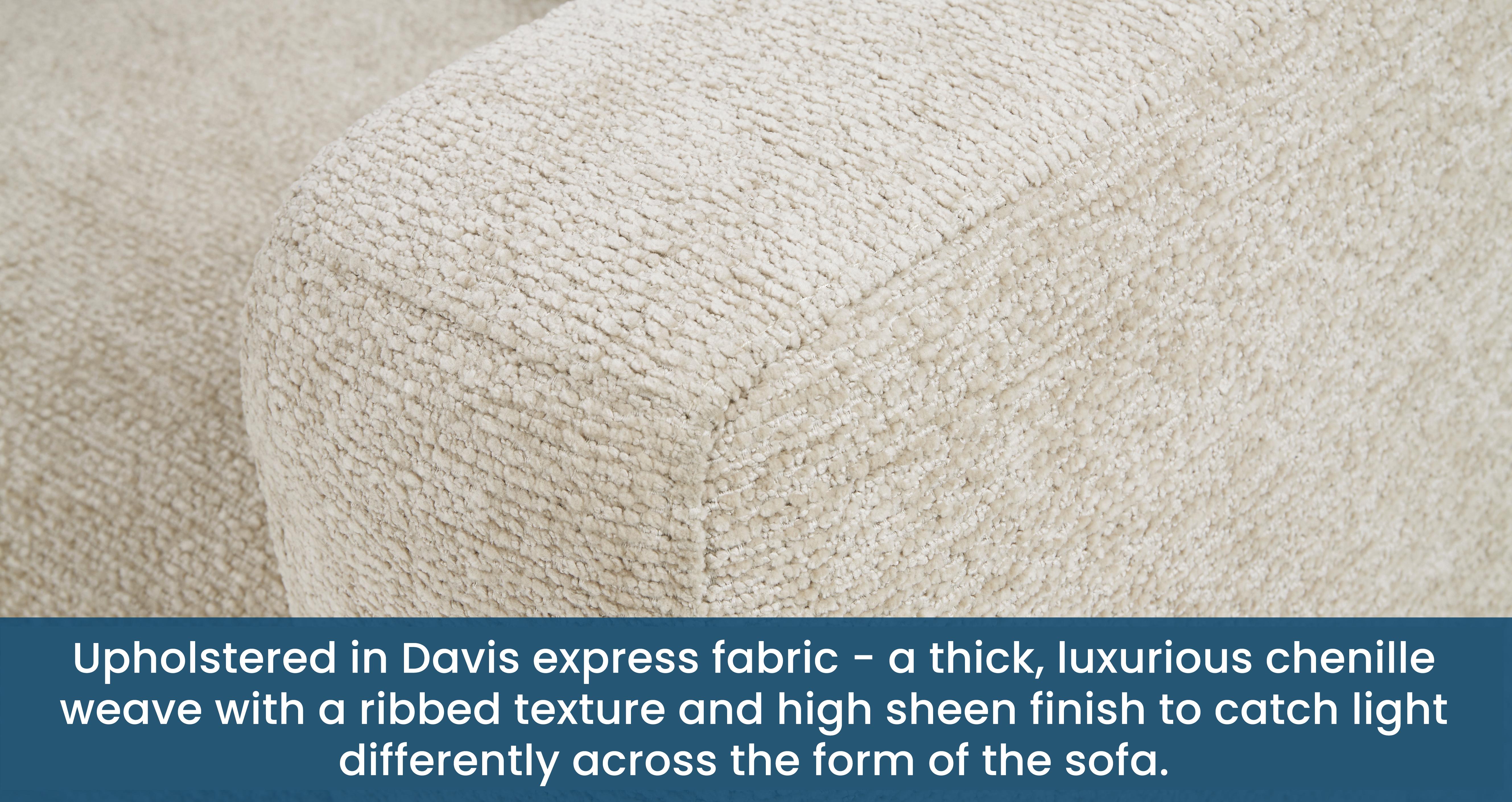 Davis-express Right Hand Facing Power Open End Storage in Davis Express Fabric Oyster