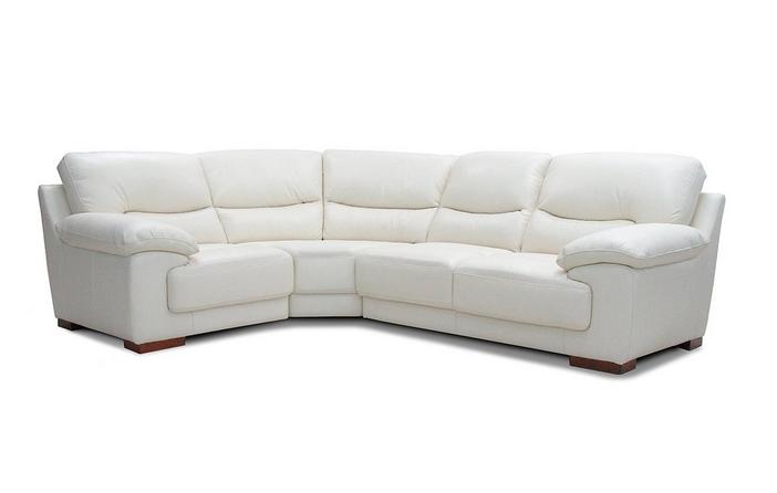 Dazzle Right Hand Facing Corner Sofa Dfs, Dfs White Leather Corner Couch