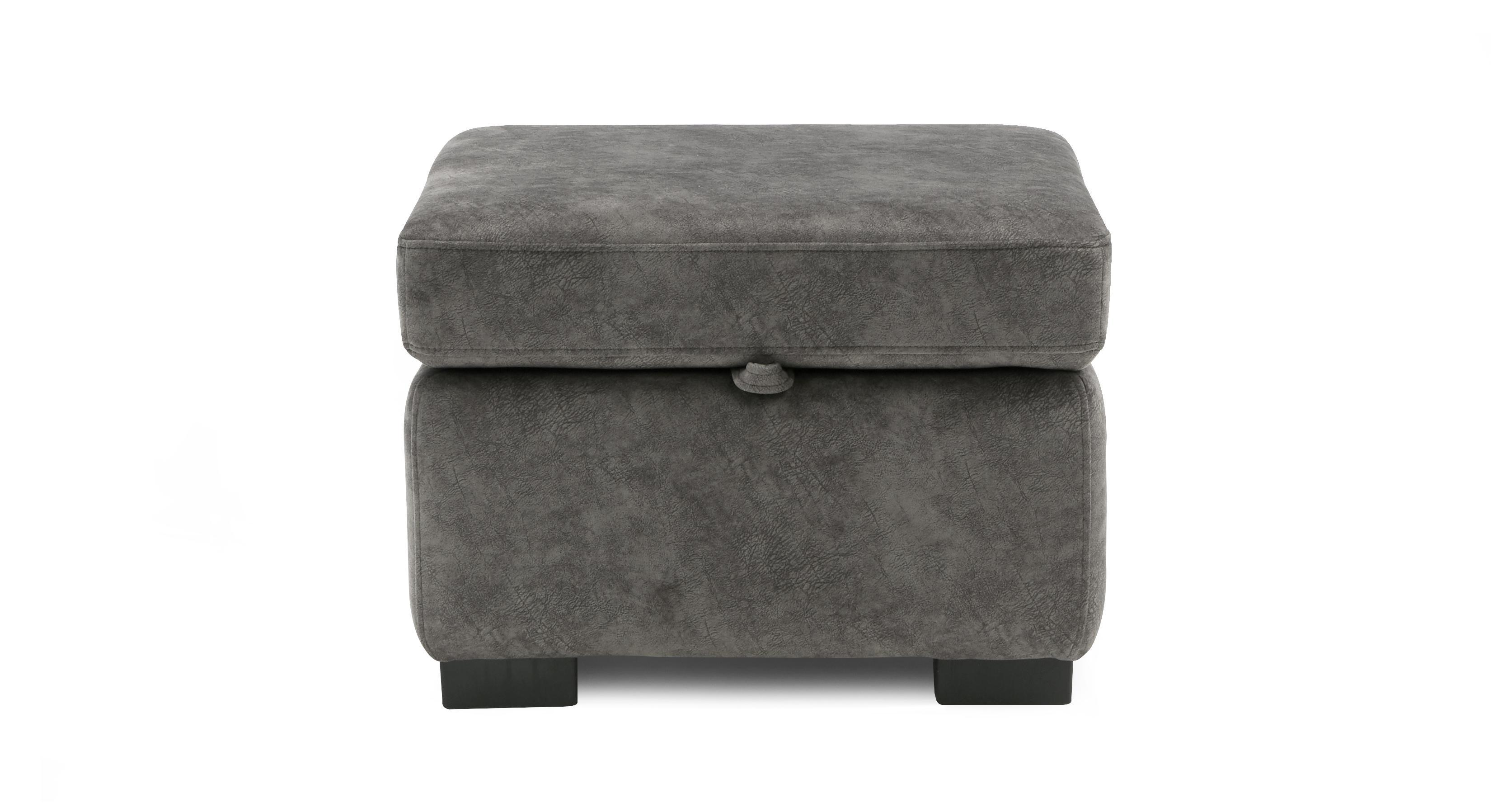 Declan-corner-clearance Corner Sofa, Chair and Footstool in Mayson Grey Clearance Grey