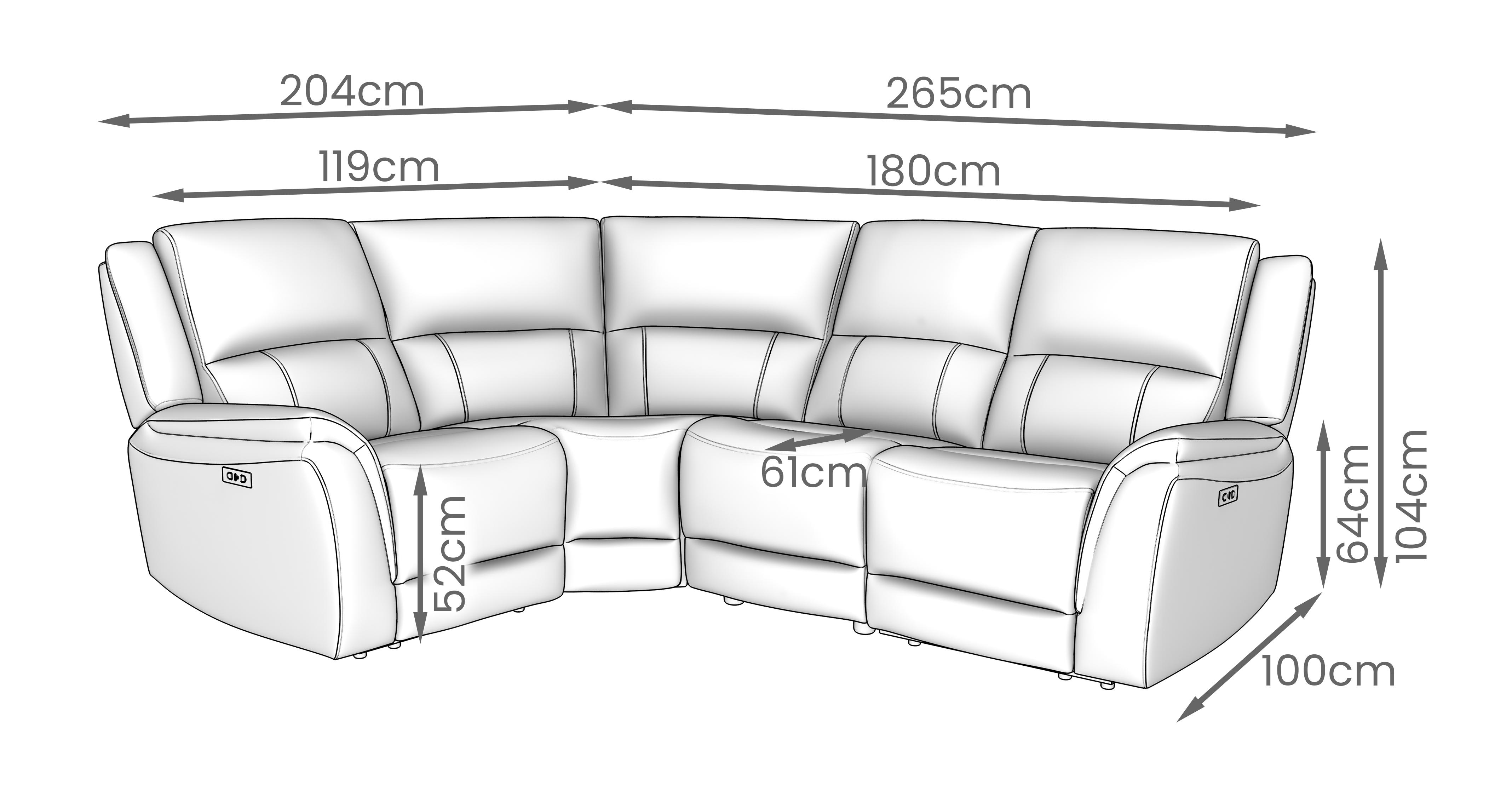 Declan-corner-clearance Corner Sofa, Chair and Footstool in Mayson Grey Clearance Grey