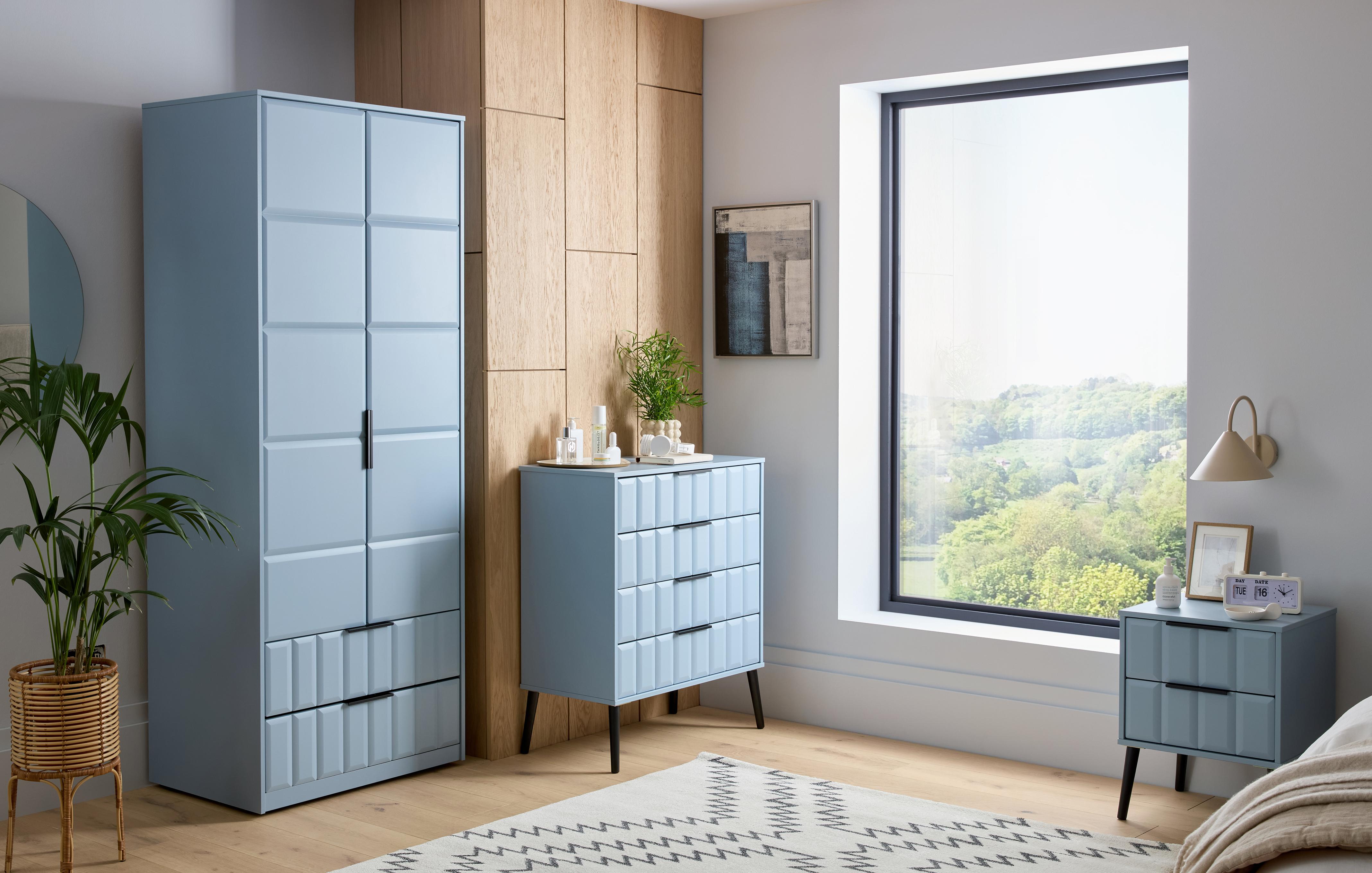 2 Door 2 Drawer Wardrobe