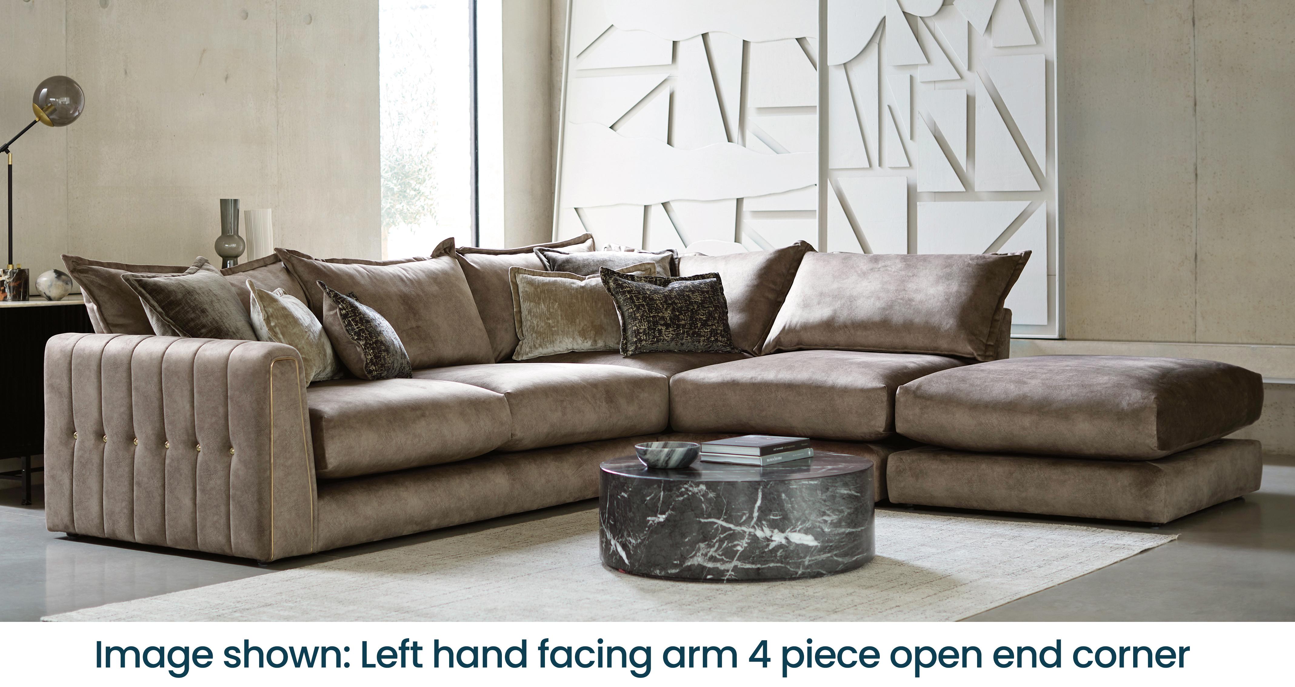 Devine Left Hand Facing Arm Piece Open End Corner DFS
