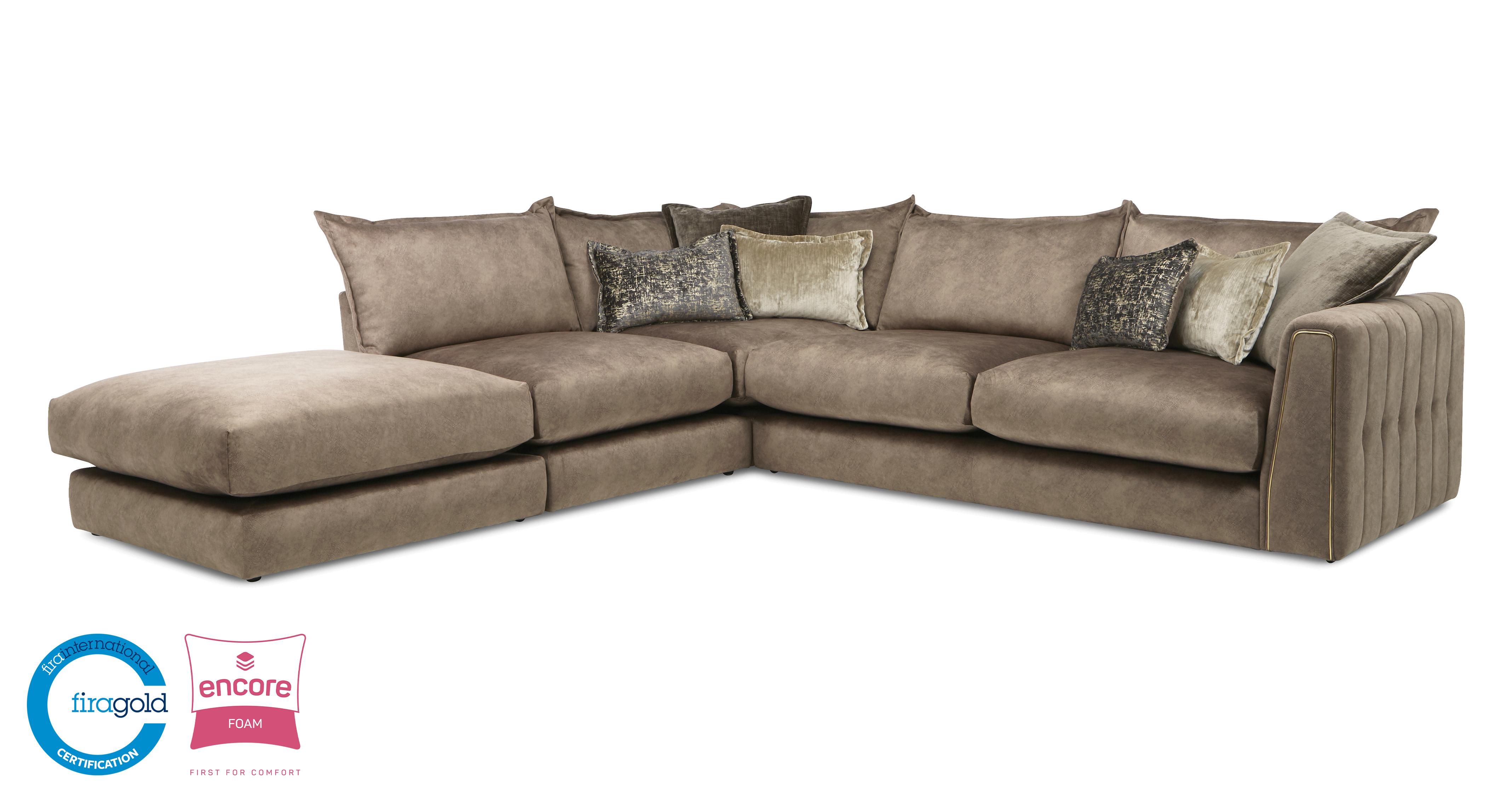 DFS Corner Sofa 4 Seater (right hand facing). Pre-owned.