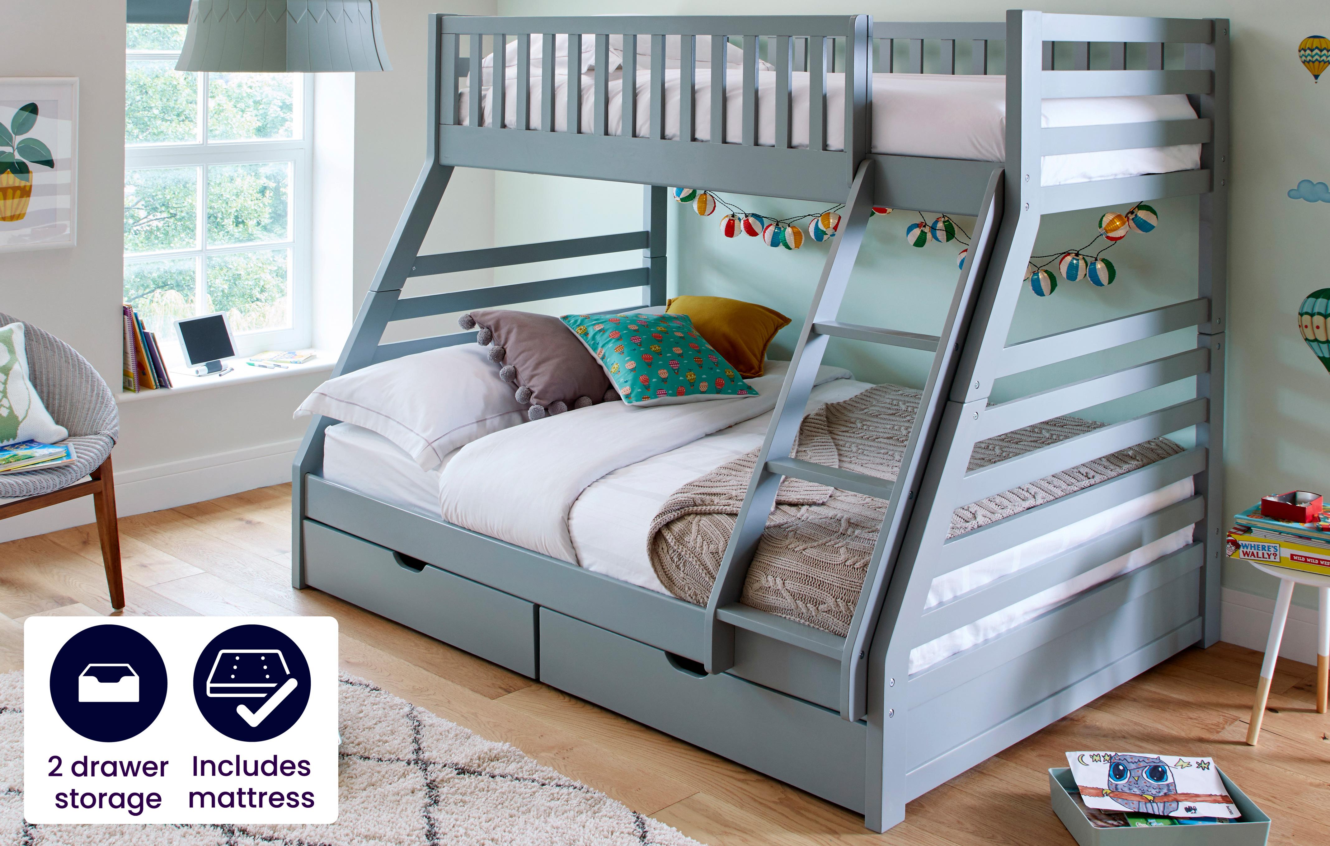 Boys bed with deals mattress