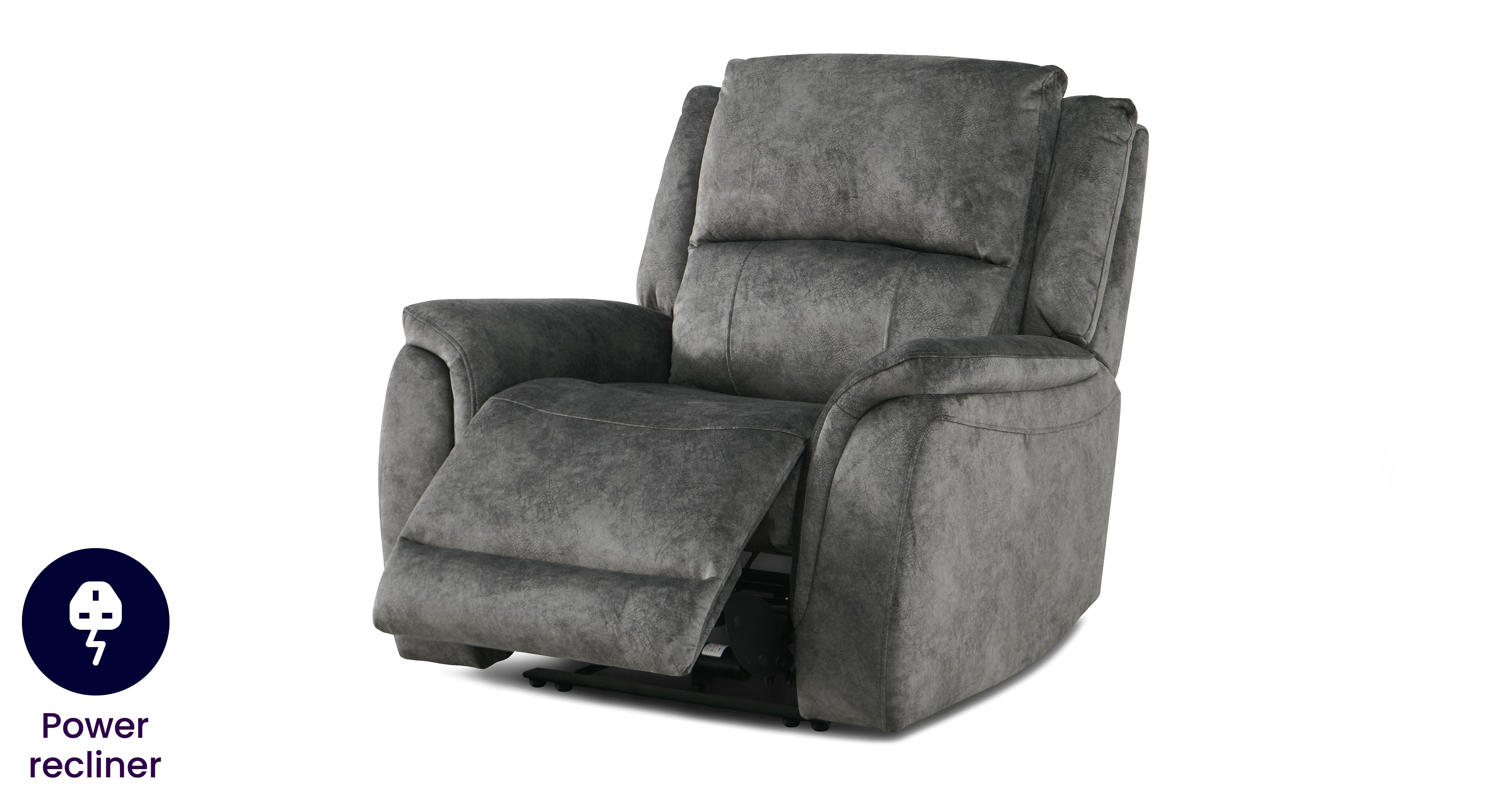 Falcon power recliner with deals power headrest