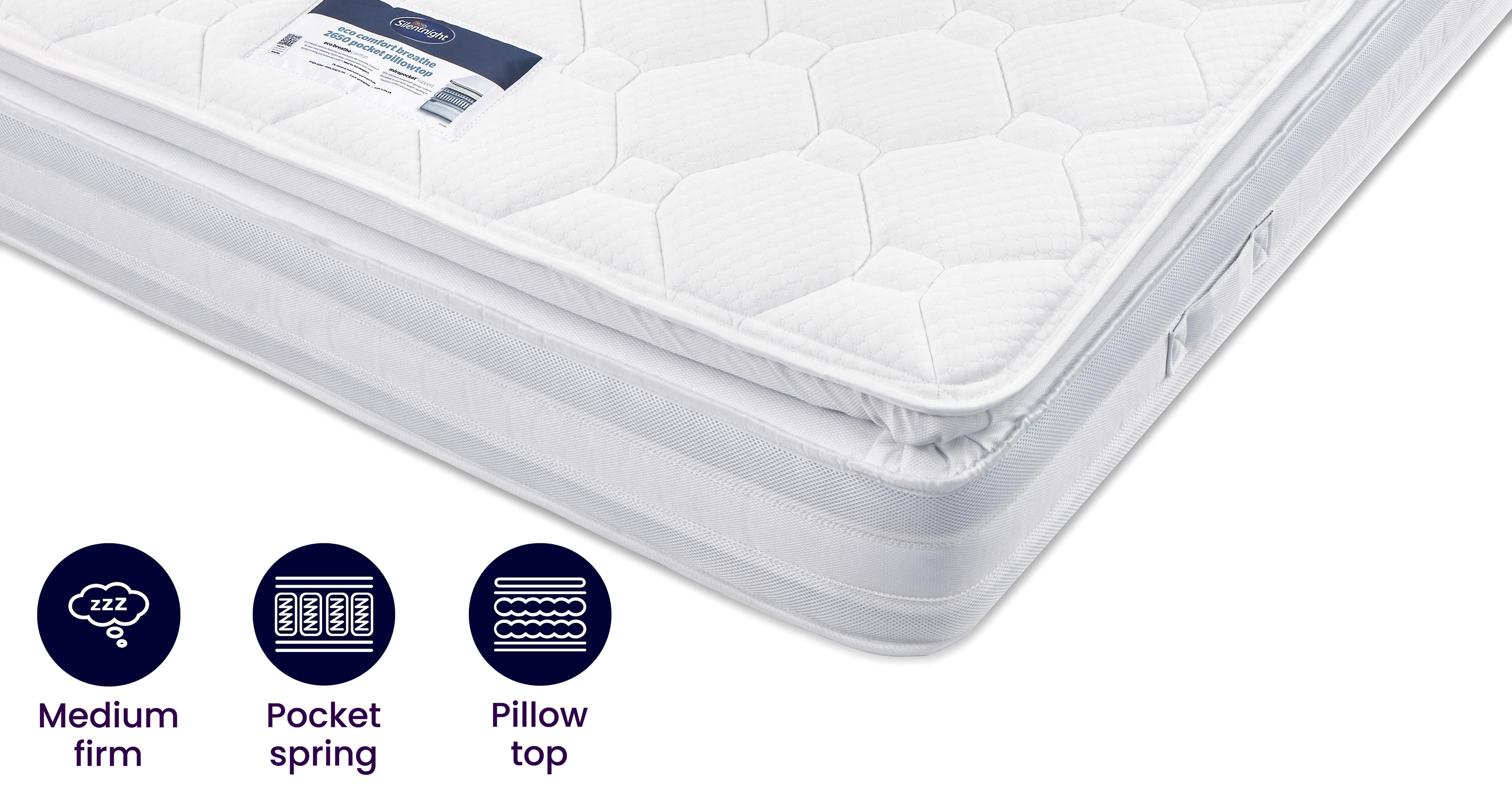 Silentnight Eco Comfort Breathe 1400 Pocket Pillow Top Mattress