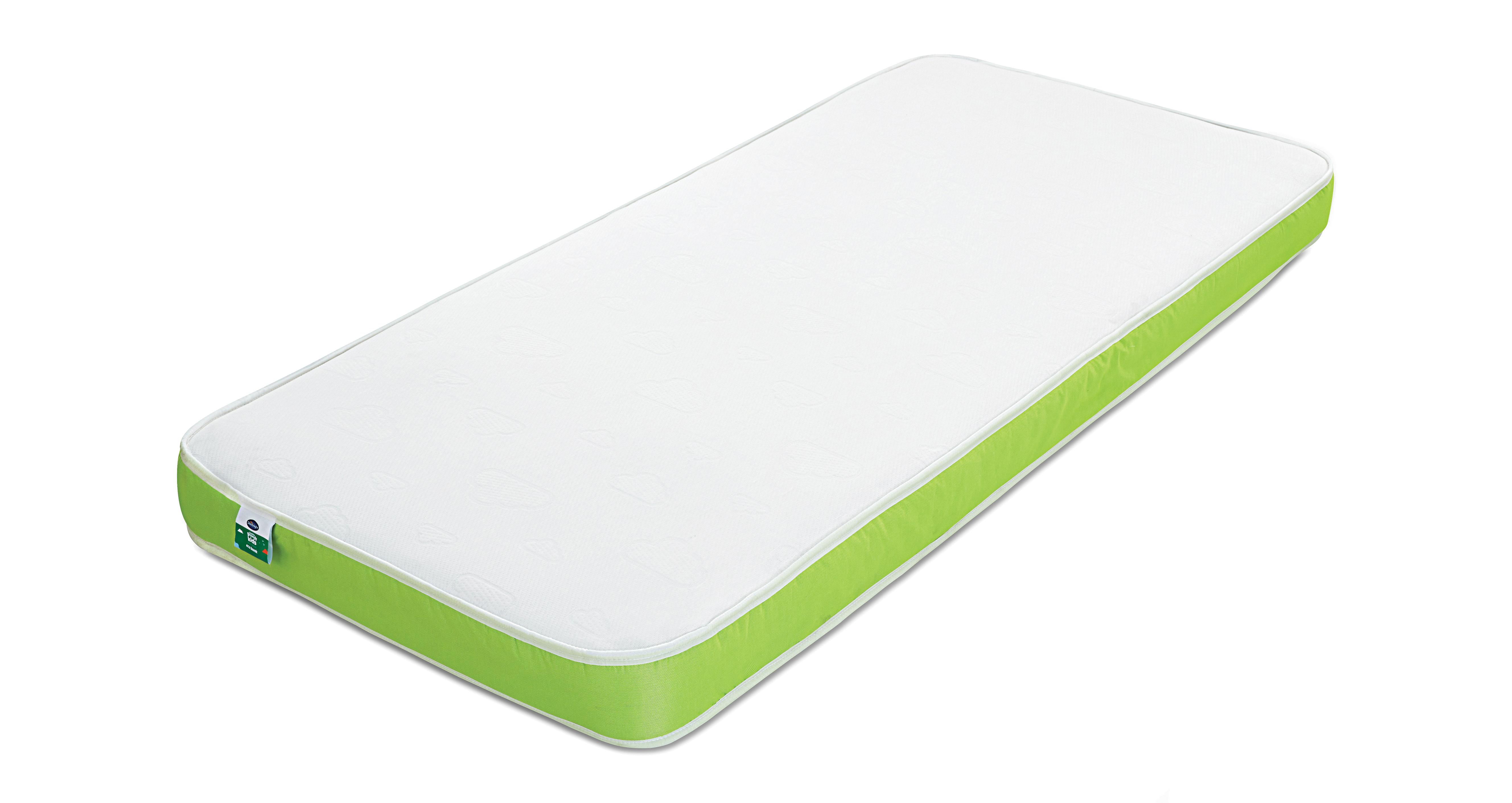 Silentnight-eco-comfort-bunk-mattress Single (3 ft) Mattress in Eco Comfort Bunk White and Green