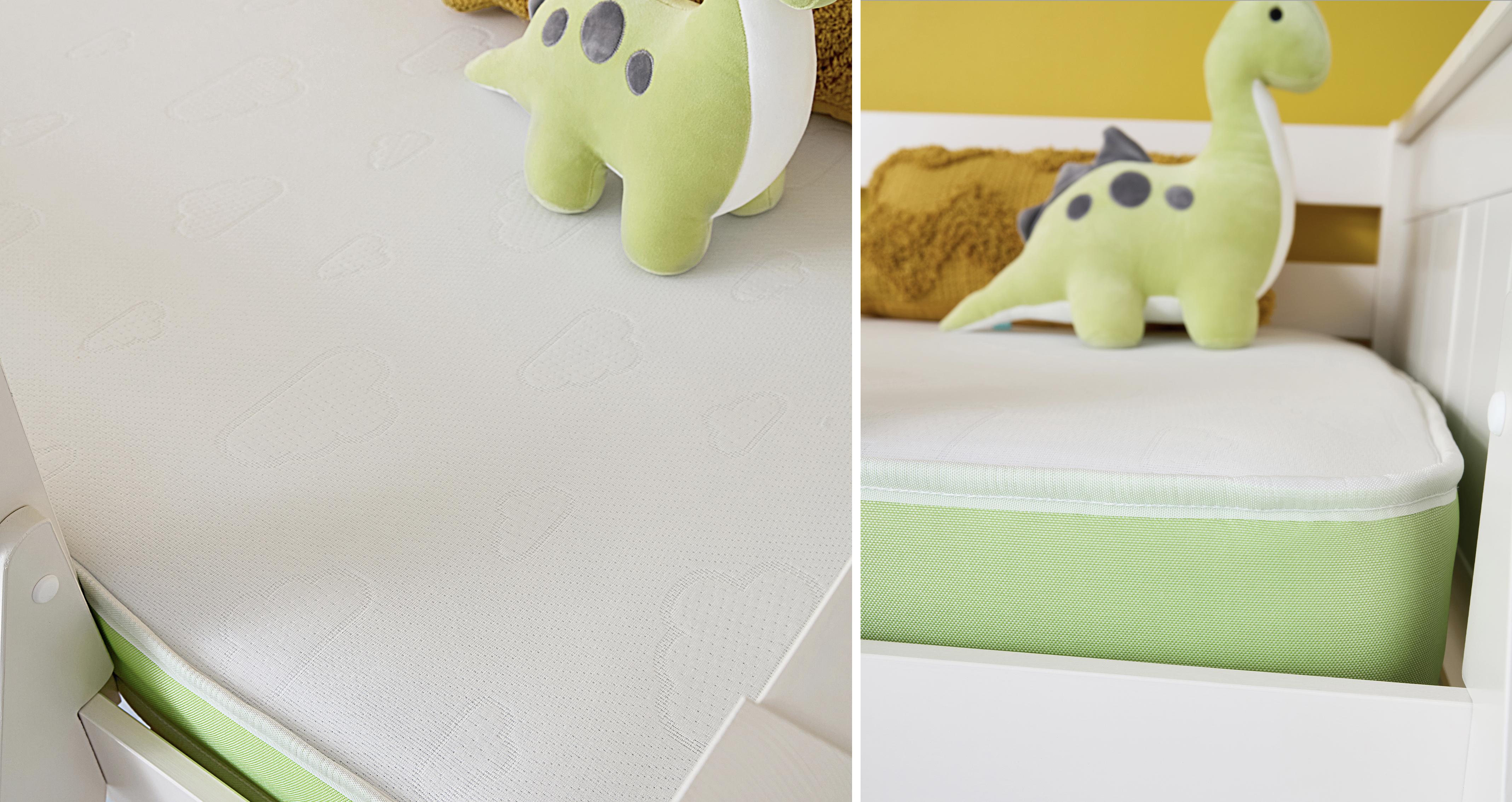 Silentnight-eco-comfort-bunk-mattress Single (3 ft) Mattress in Eco Comfort Bunk White and Green