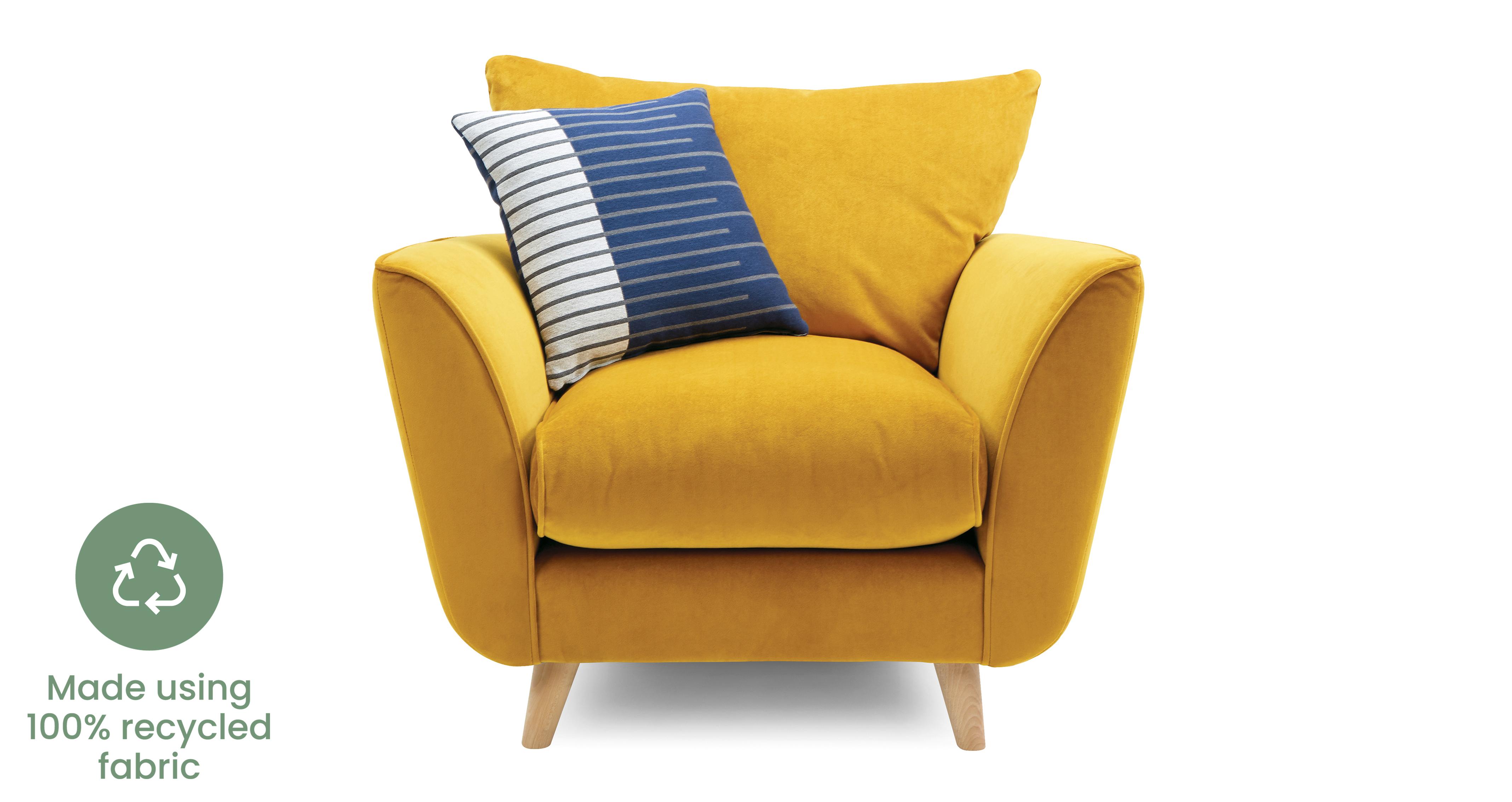 Dfs best sale mustard chair