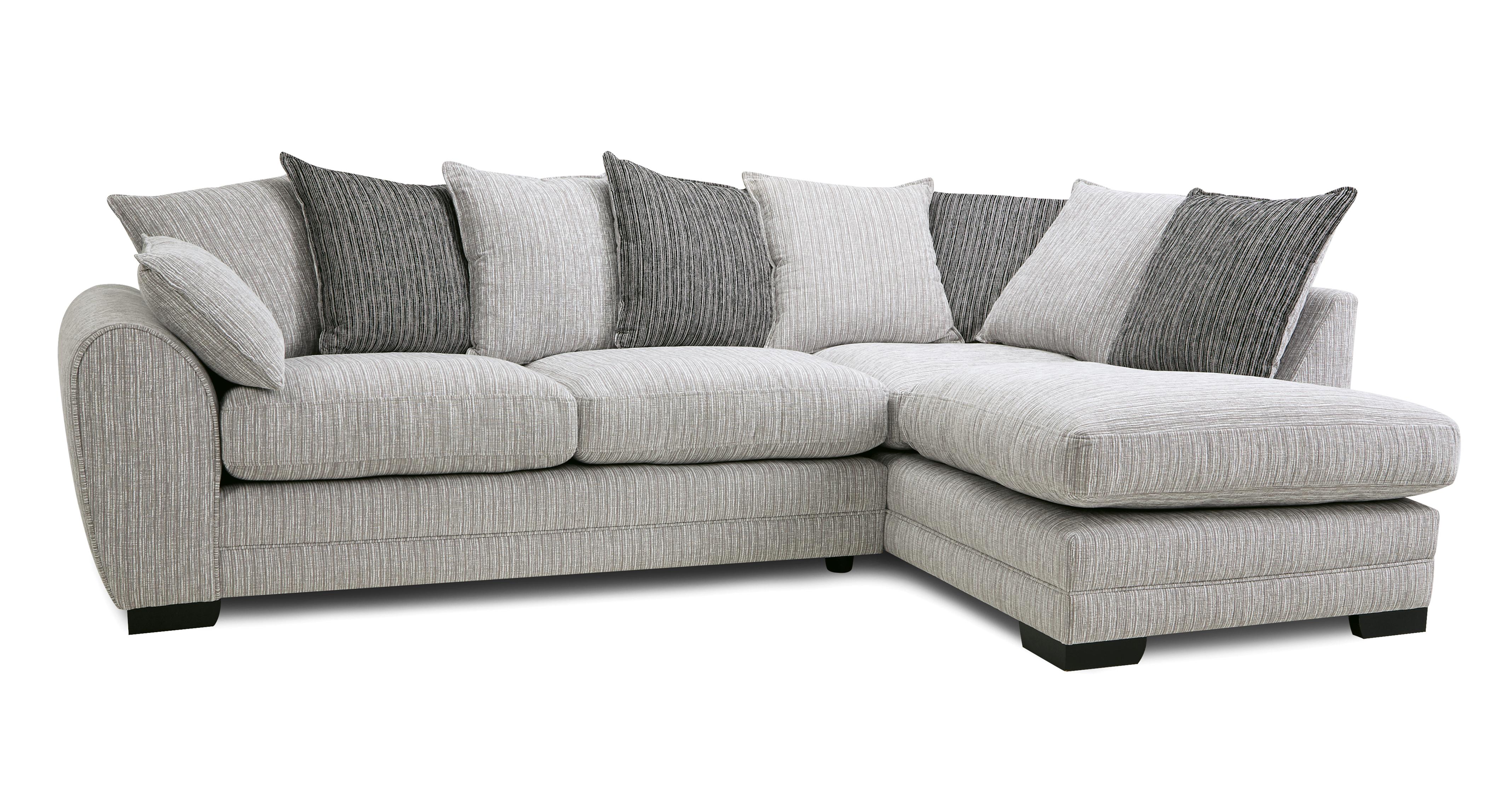 Edmond Pillow Back Left Hand Facing Arm Open End Corner Sofa