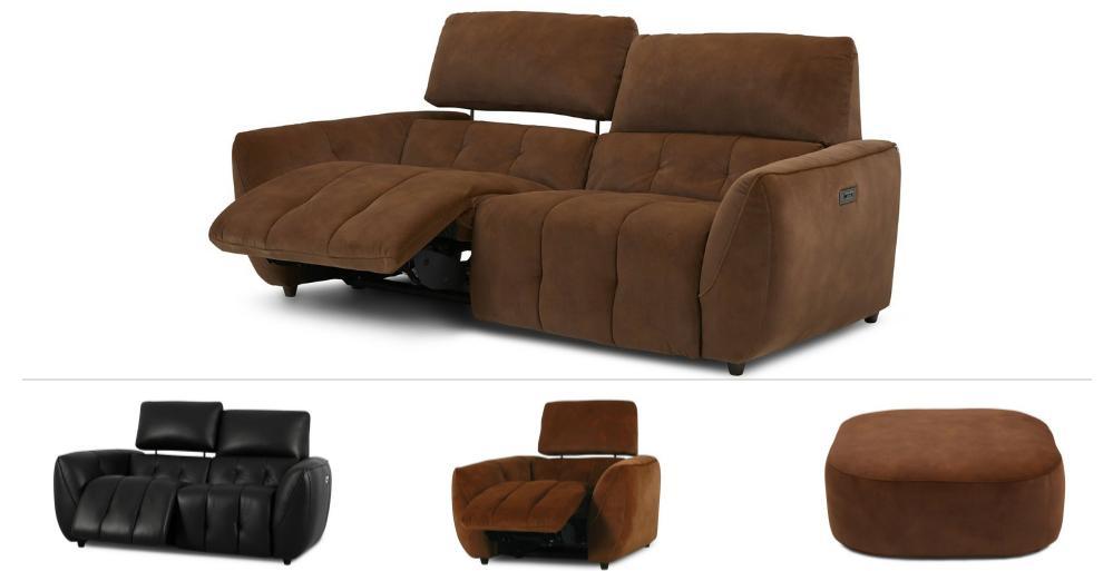 3 & 2 Seater Power Recliners, Recliner Chair & Foot Stool