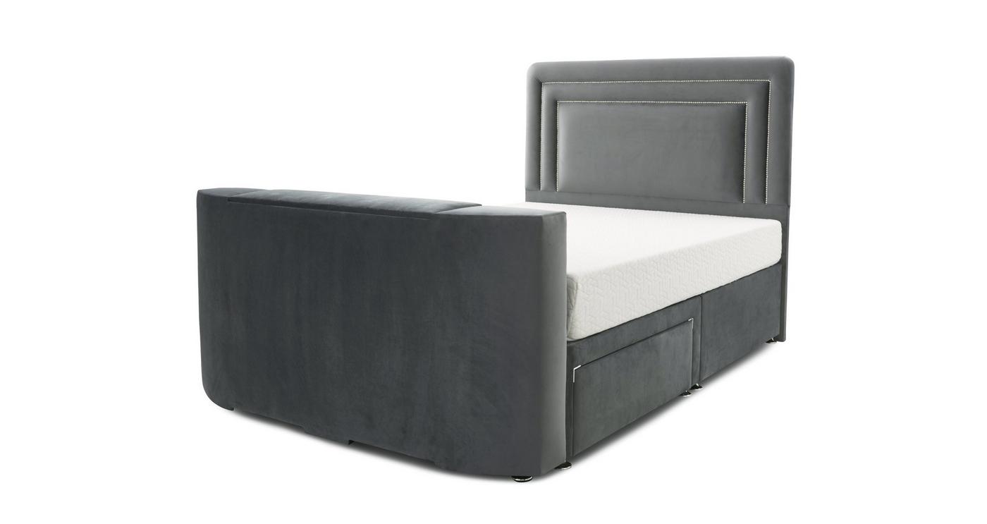 Double 2 Drawer TV Bedframe view 2