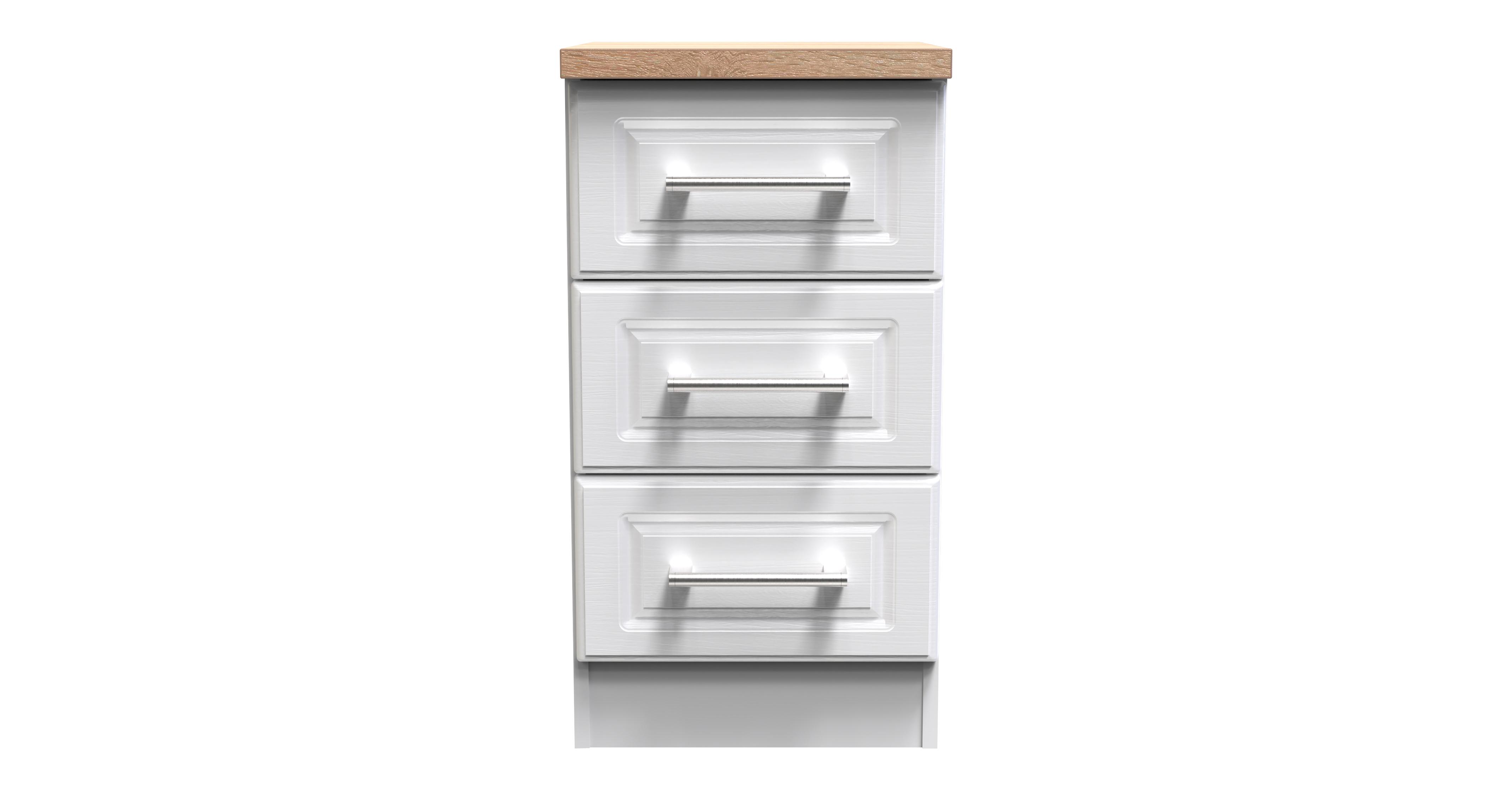3 Drawer Bedside Cabinet