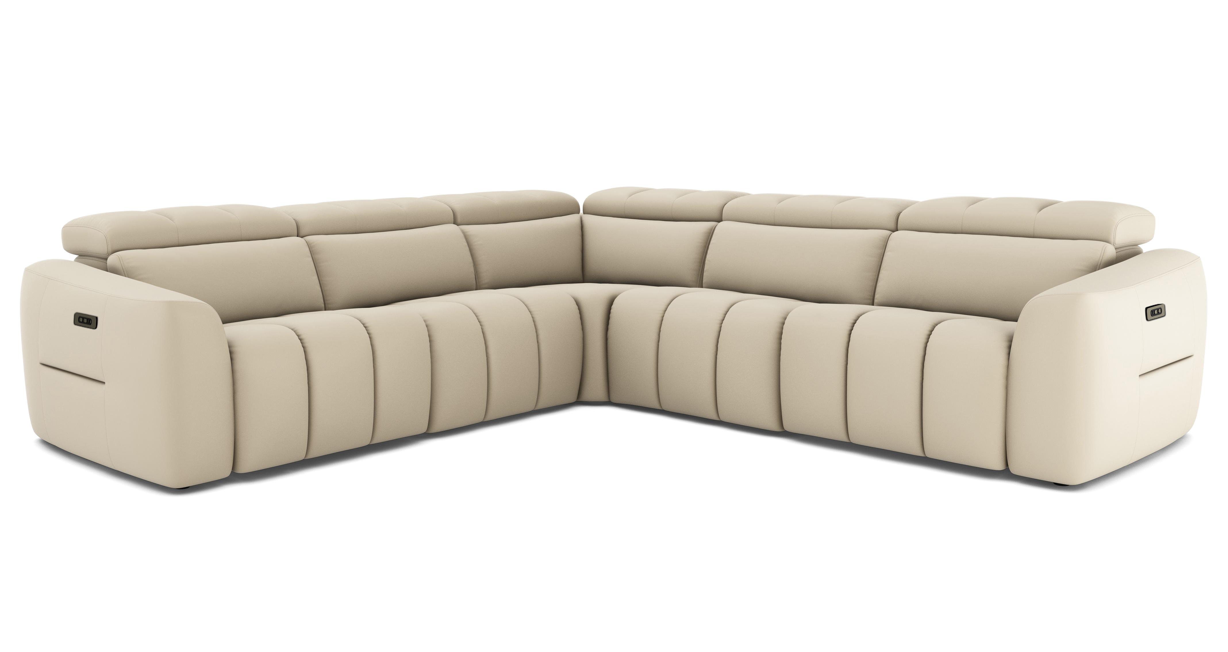 2 Corner 2 Power Recliner with Power Headrests