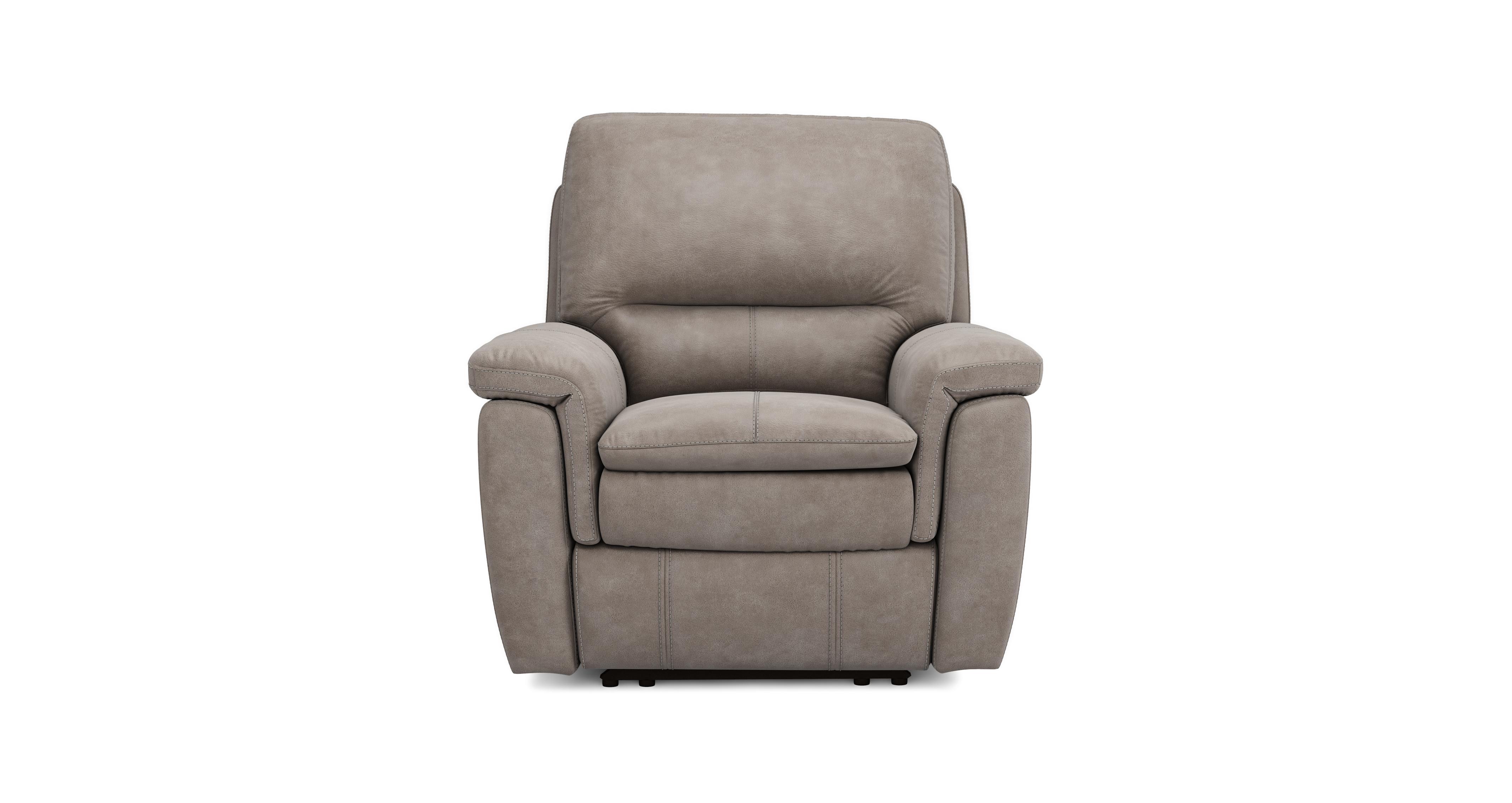 Elm Fabric Power Recliner Chair DFS