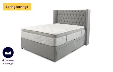 Double 4 Drawer Bedframe