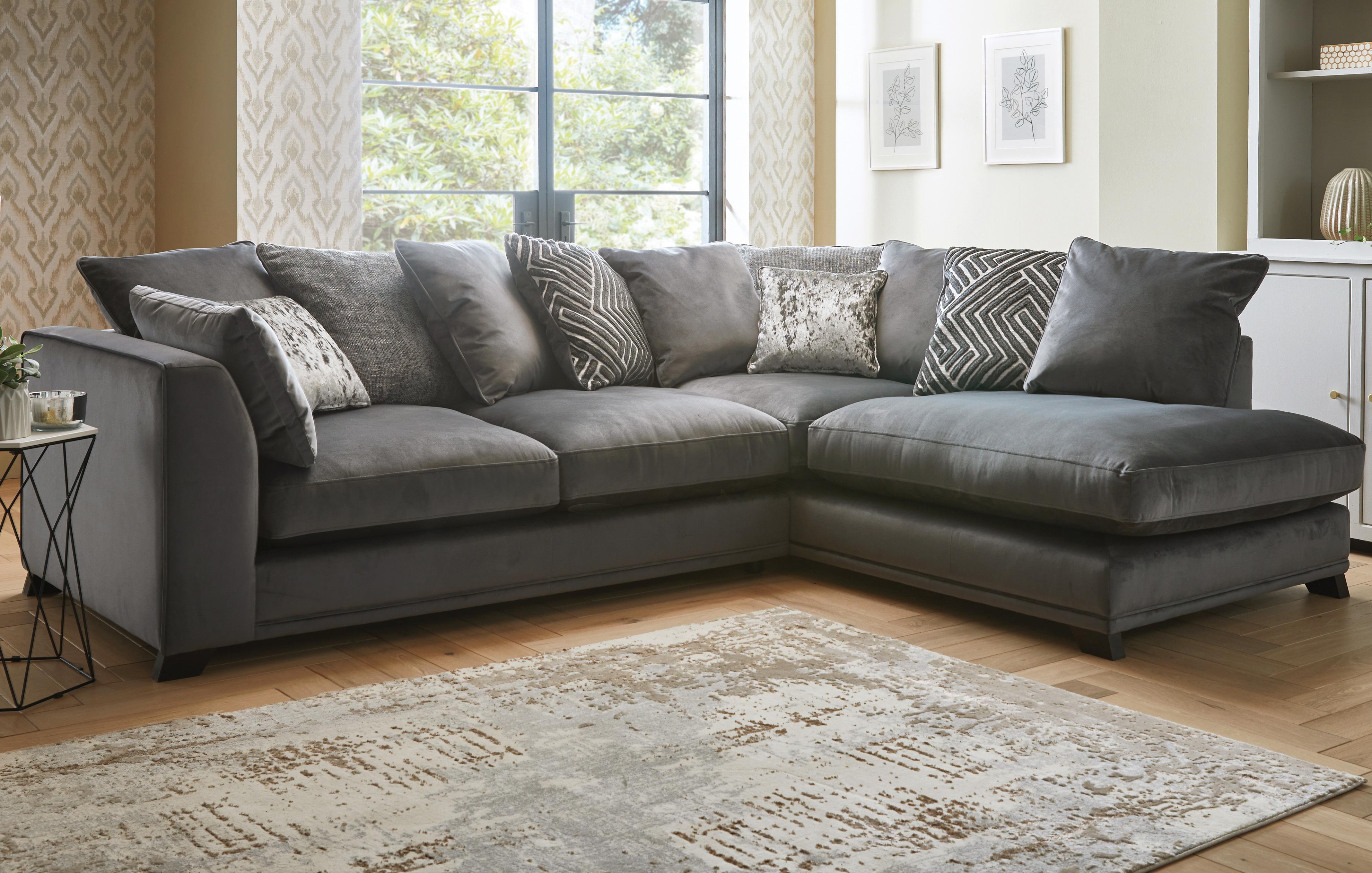 Dfs sofa grey deals corner