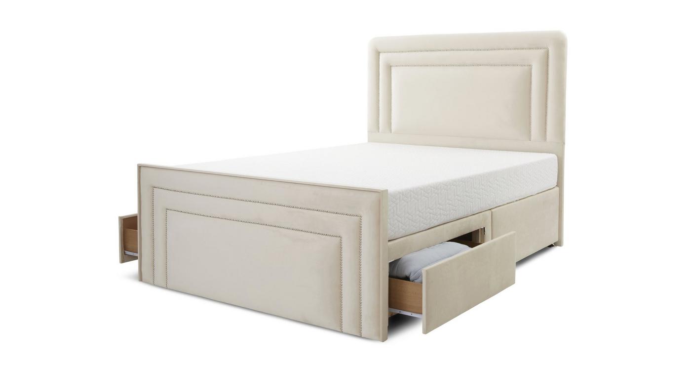 Small Double 2 Drawer Bed Frame view 2