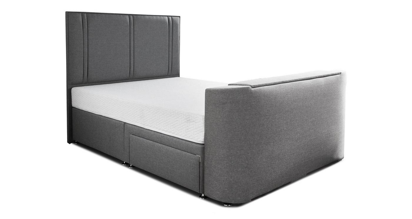 Double 2 Drawer TV Bedframe view 2