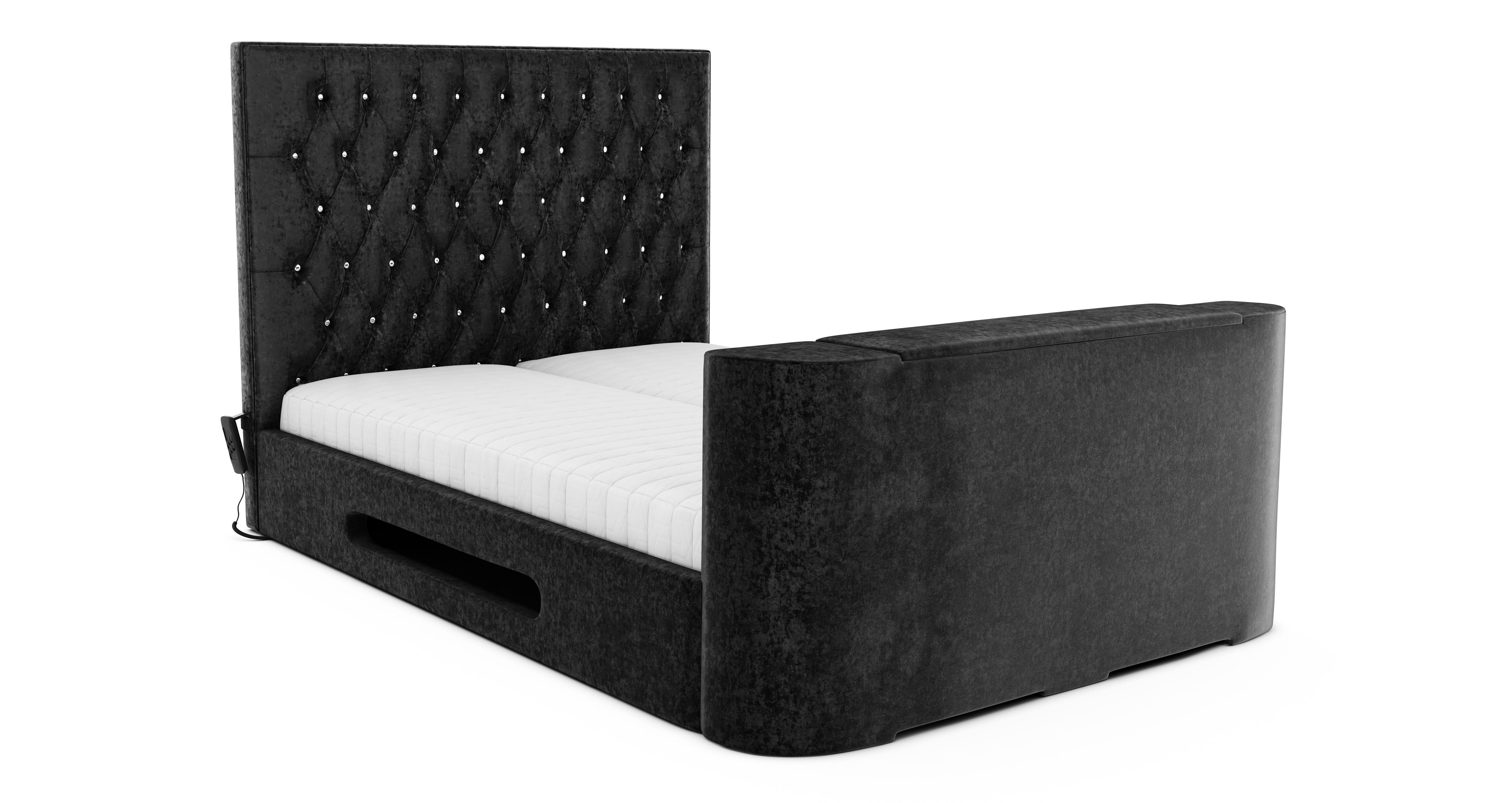 Estelle Super King Size Adjustable TV Bed And Viscomatic Memory Foam ...