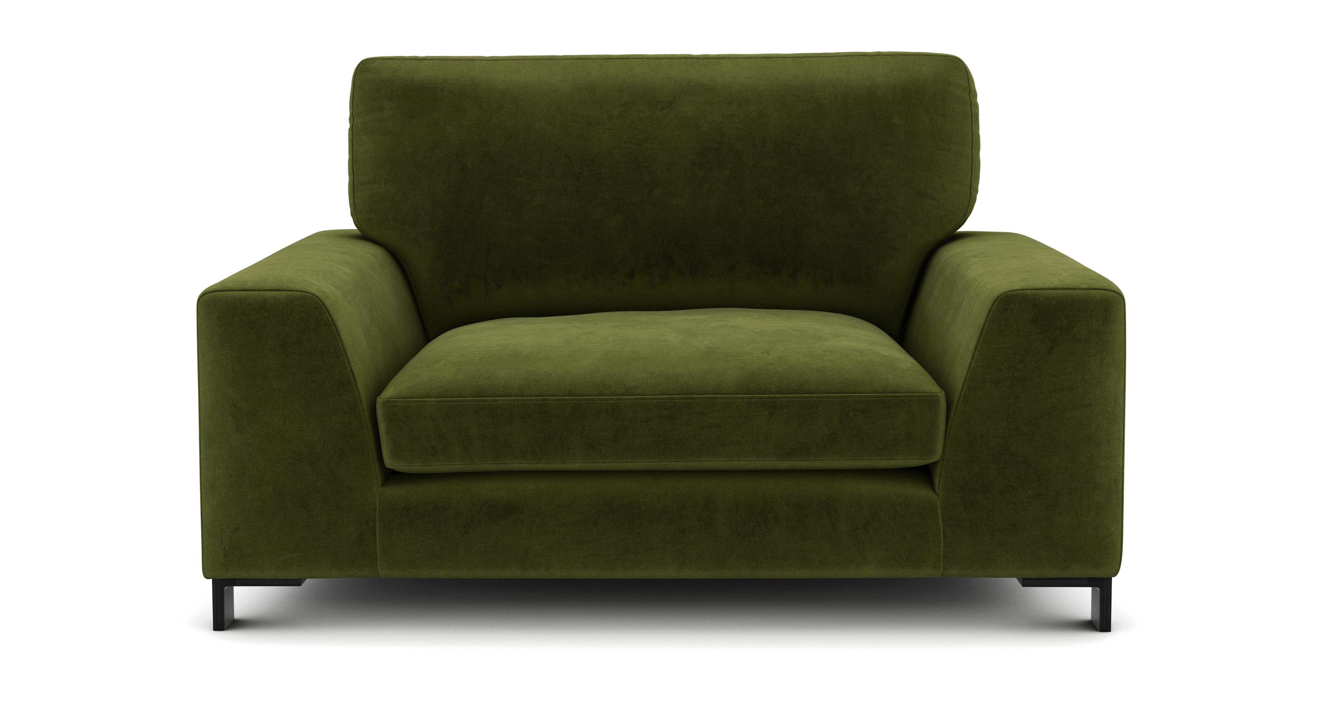Velvet Cuddler Sofa