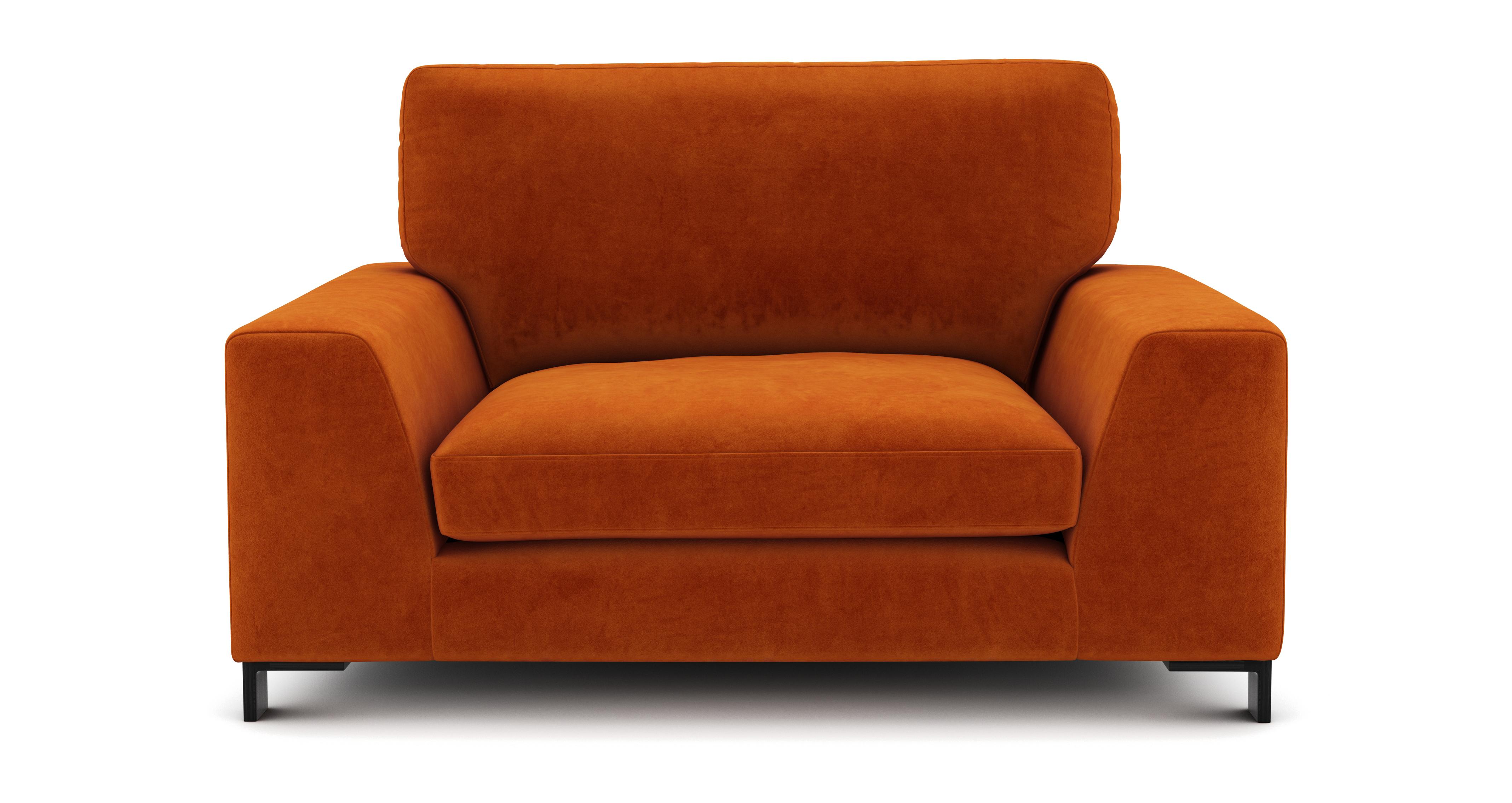 Velvet Cuddler Sofa