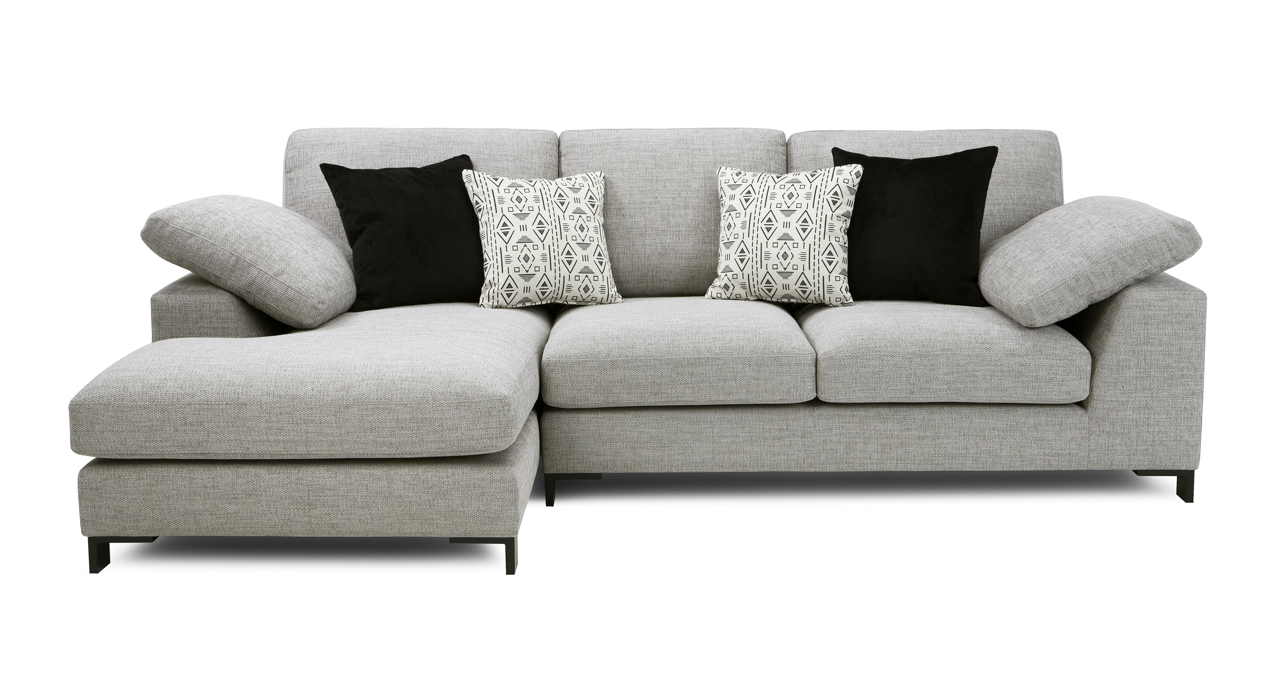 Left Hand Facing Small Chaise End Sofa