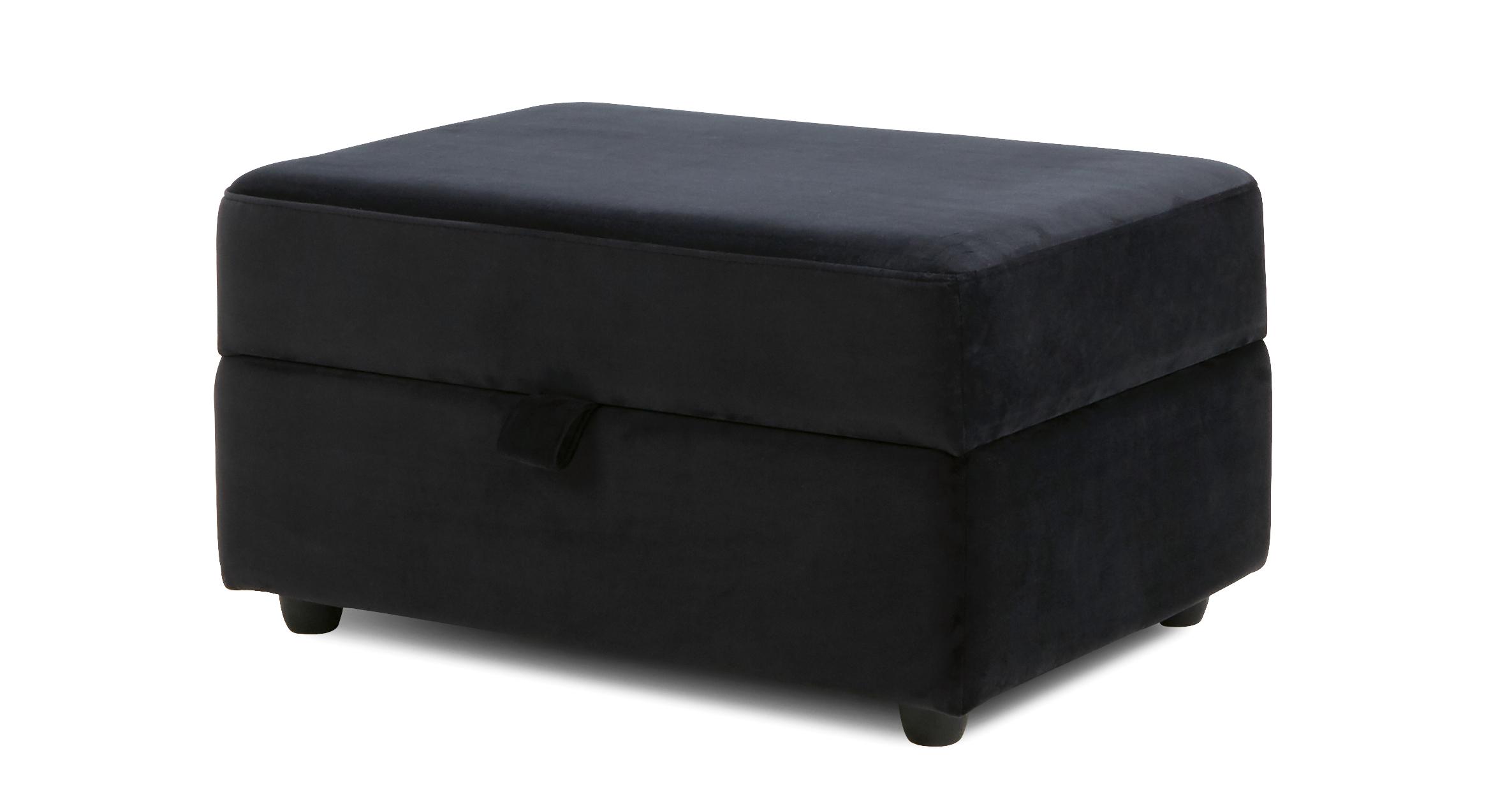 Euphoria Velvet Large Storage Footstool DFS
