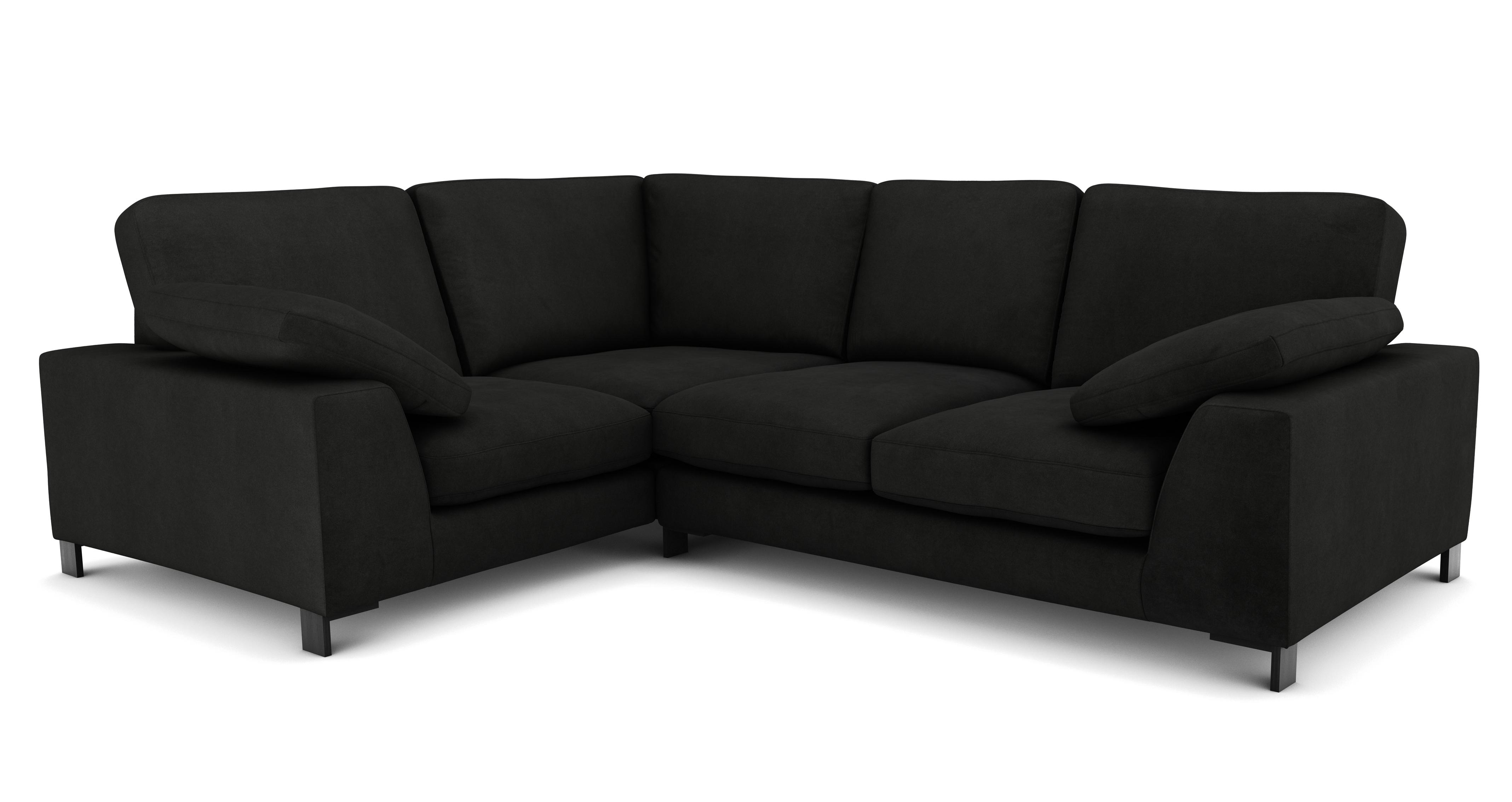 Euphoria Velvet Right Hand Facing 2 Seater Corner DFS