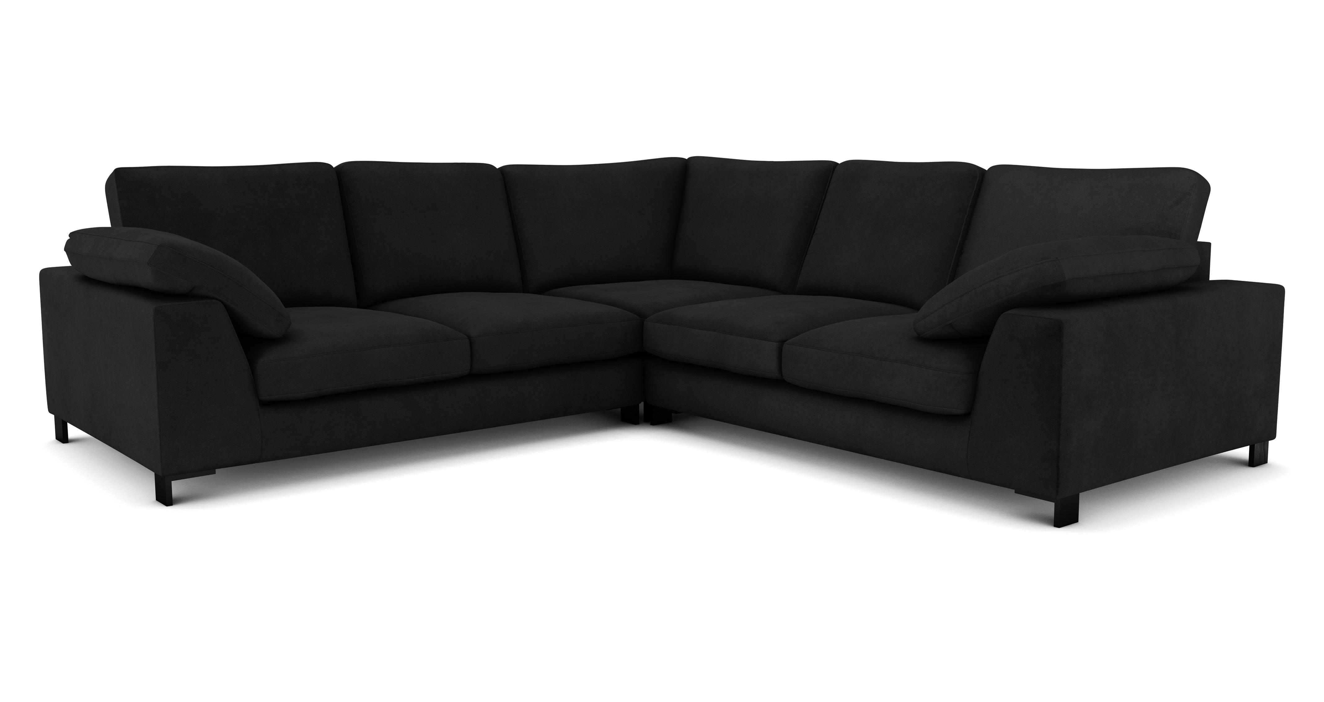 Dfs corner deals sofa crushed velvet