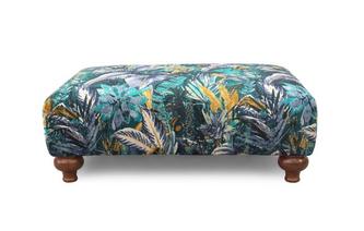 Pattern Banquette Footstool 