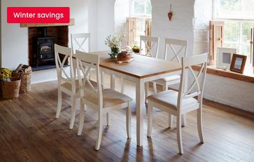 Rectangular Dining Table & 4 Chairs