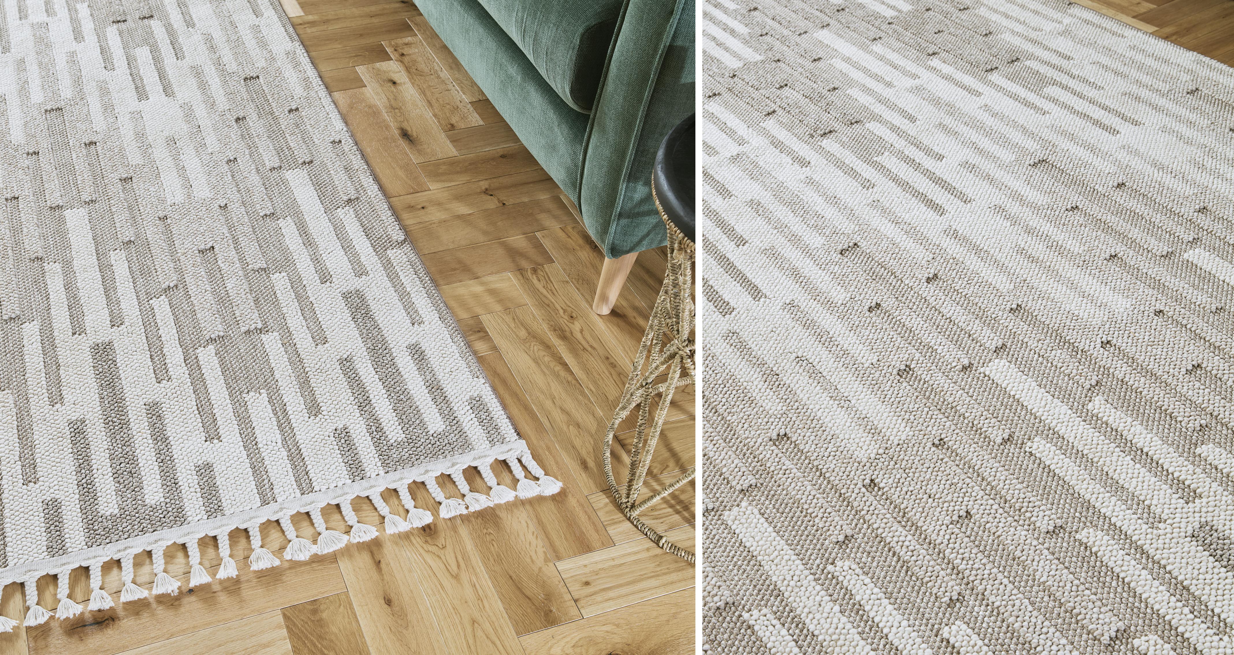Fauna-rug Medium Rug 160cm x 230cm in Fauna Cream and Beige
