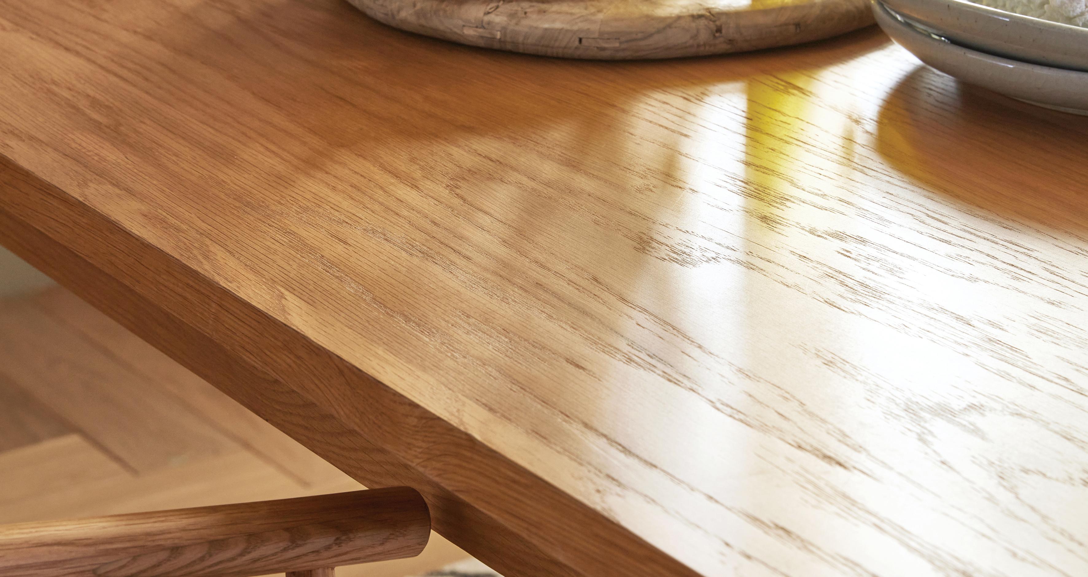 Filip Fixed Dining Table in Filip Oak Oak