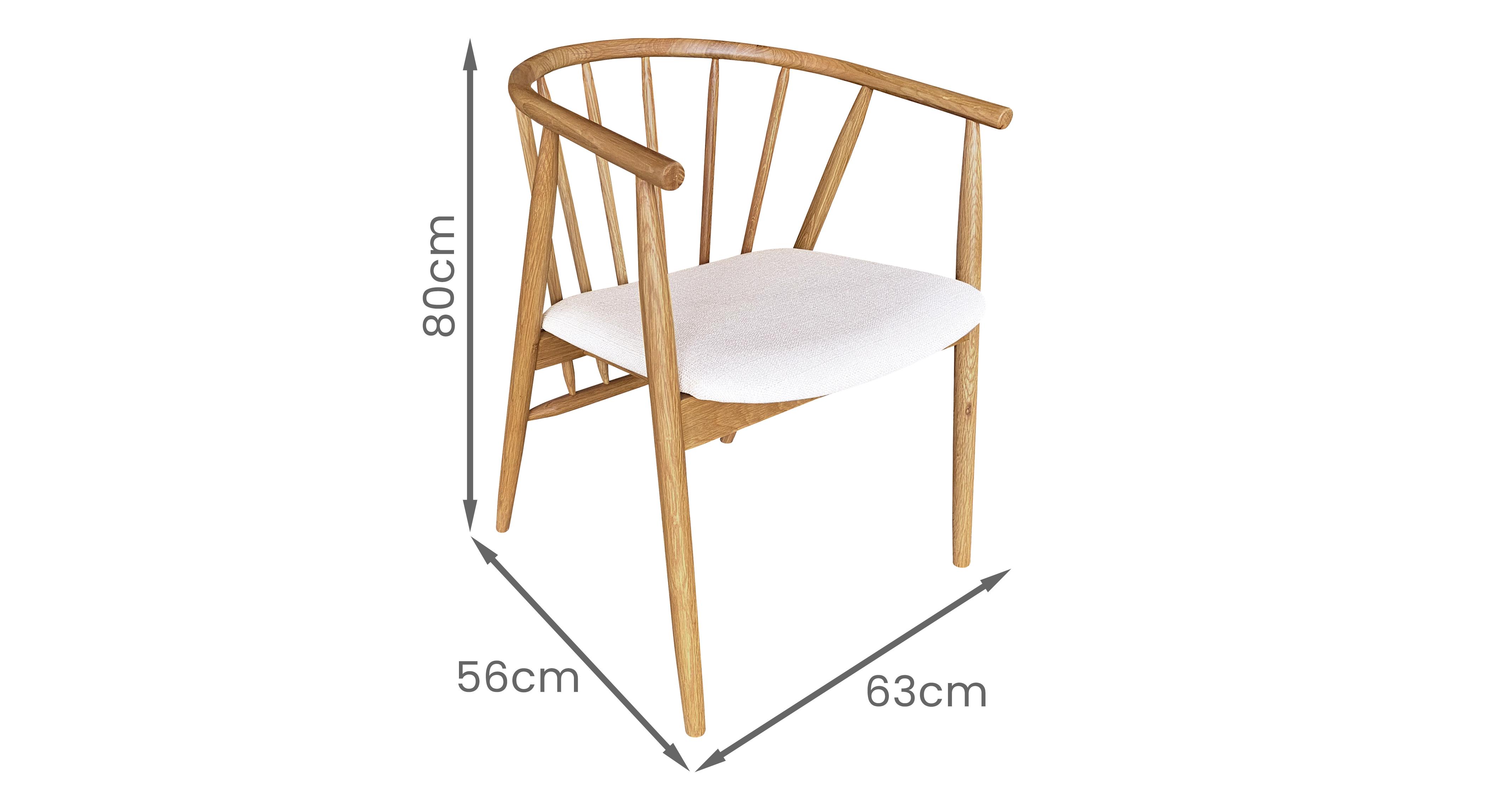 Filip Dining Set 1 (Table & 4 Chairs) in Filip Oak Oak