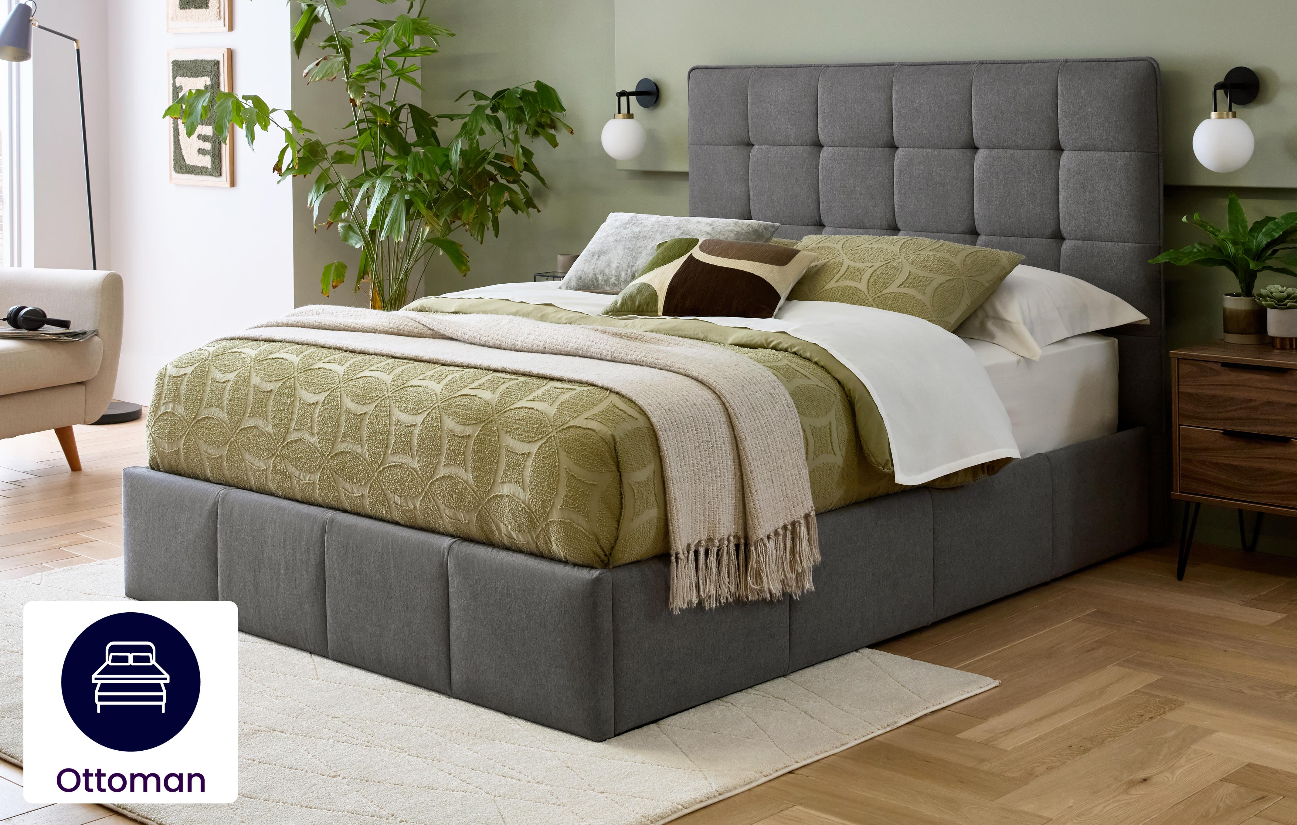 Double Ottoman Bedframe