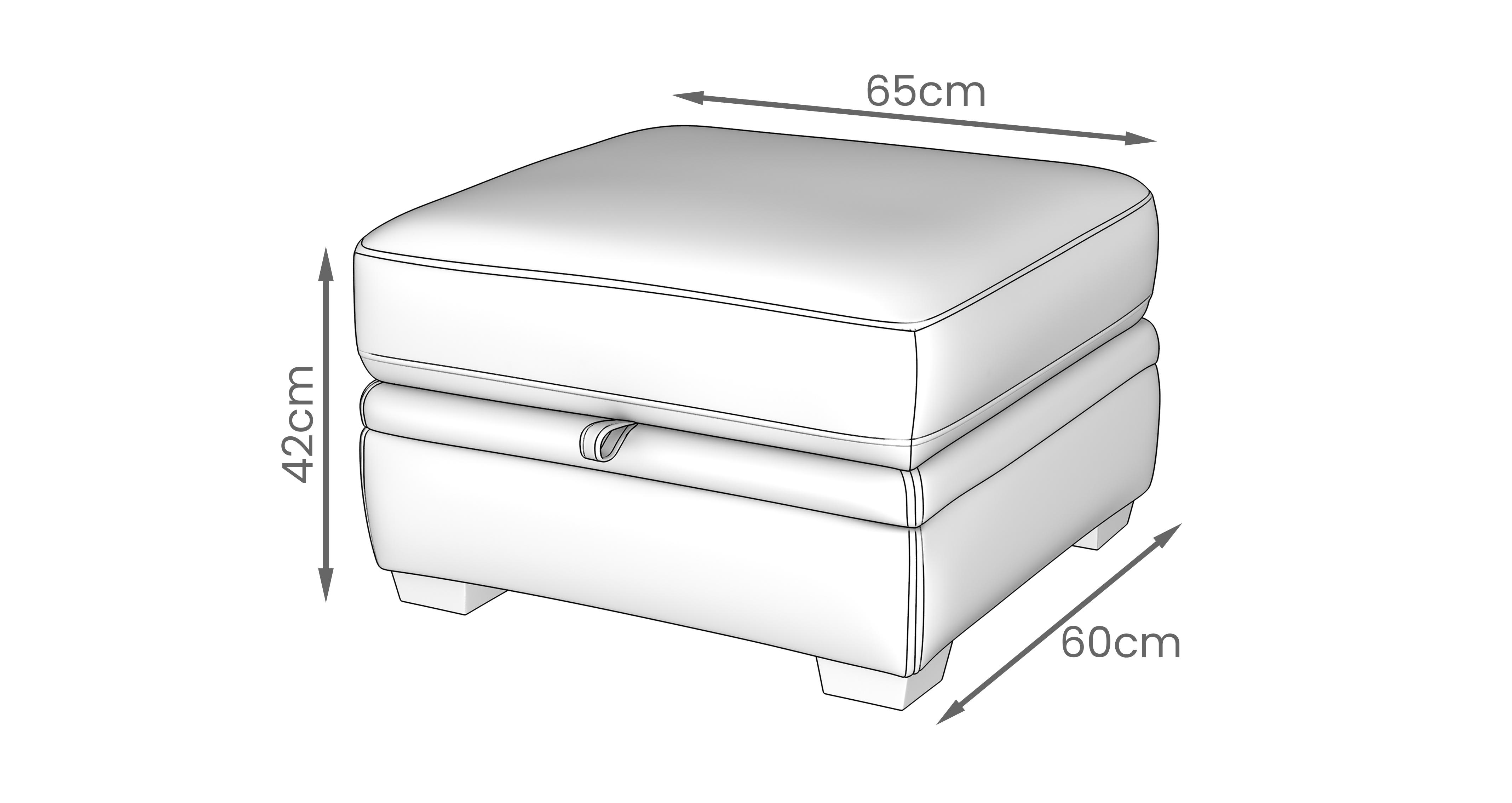 Finton Storage Footstool | DFS