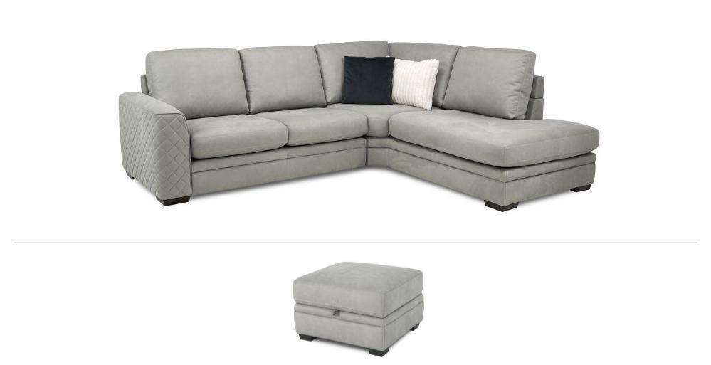 Corner Sofa & Footstool